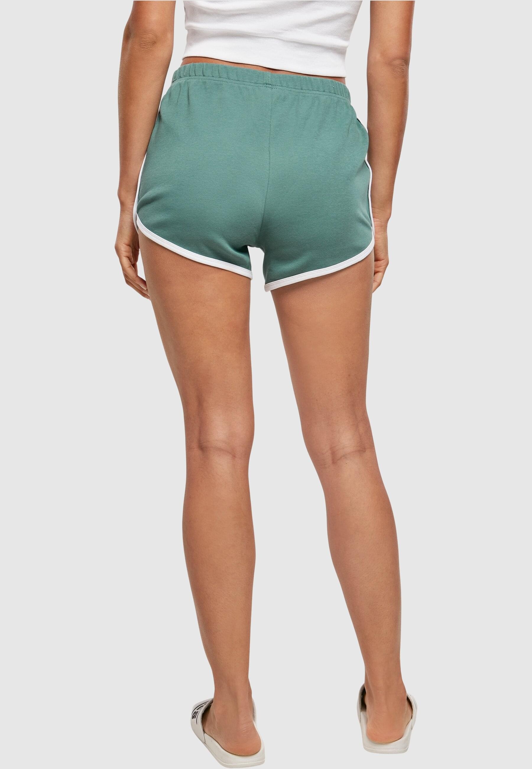 URBAN CLASSICS Stoffhose »Urban Classics Damen Ladies Organic Interlock Retro Hotpants«, (1 tlg.)
