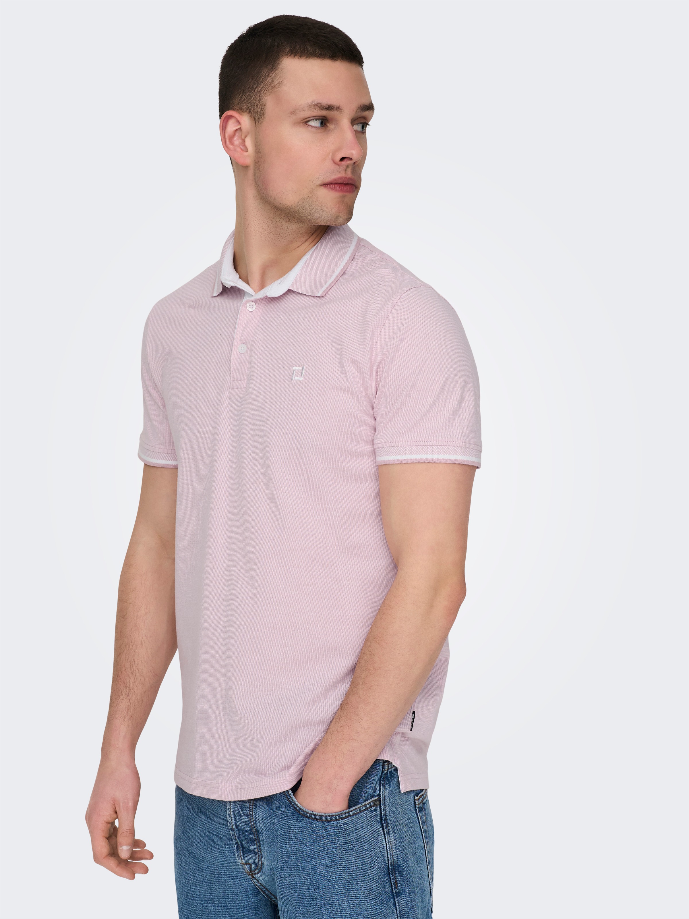 ONLY & SONS "ONSFLETCHER SLIM SS POLO NOOS" günstig online kaufen