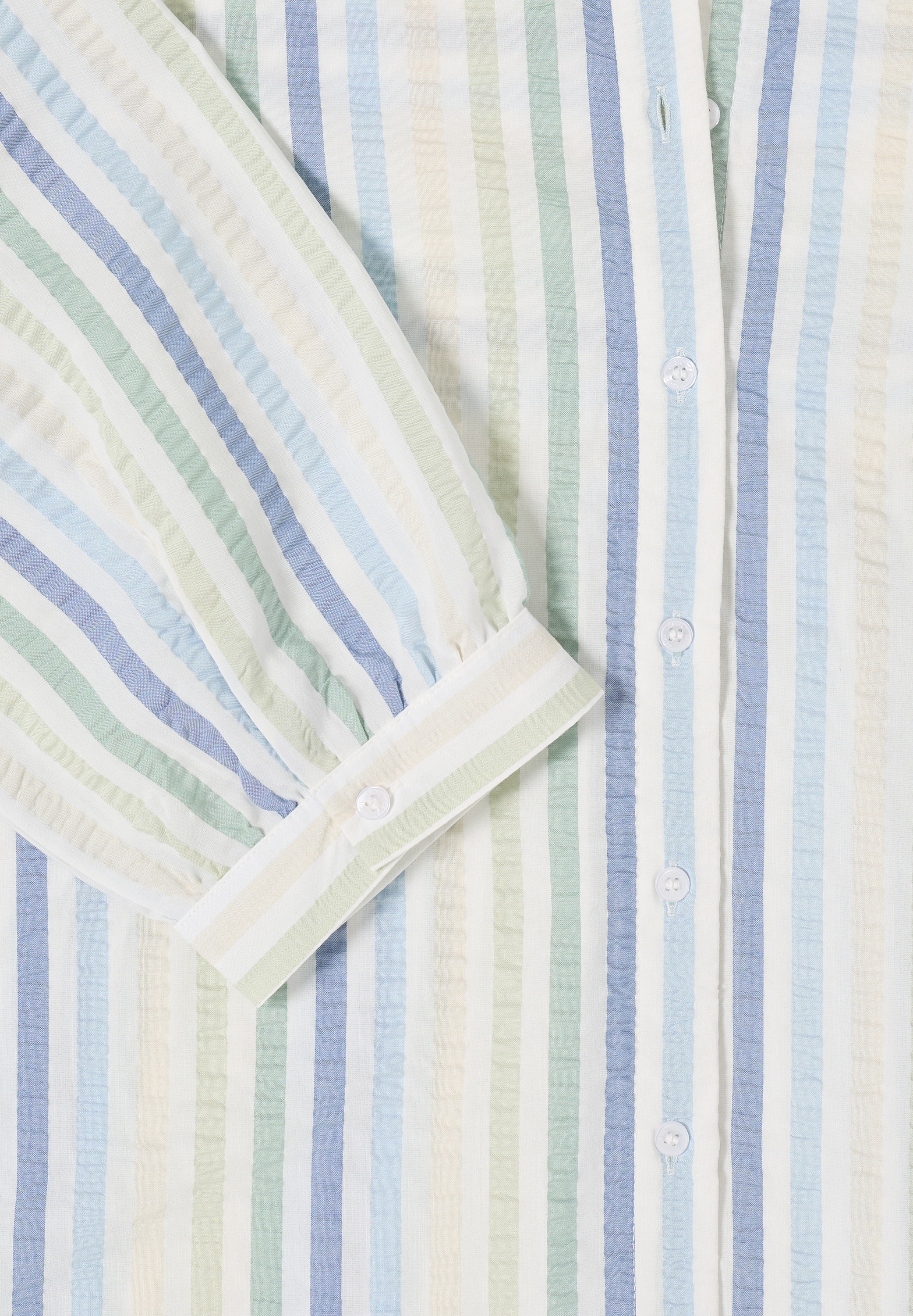 Cecil Hemdbluse im Seersucker-Style mit Streifen