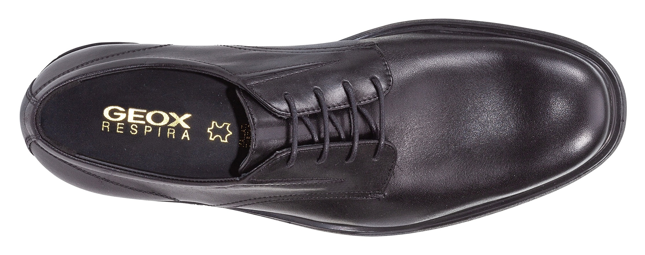 Geox Schnürschuh, Business Schuh, Anzugschuh mit Blockabsatz