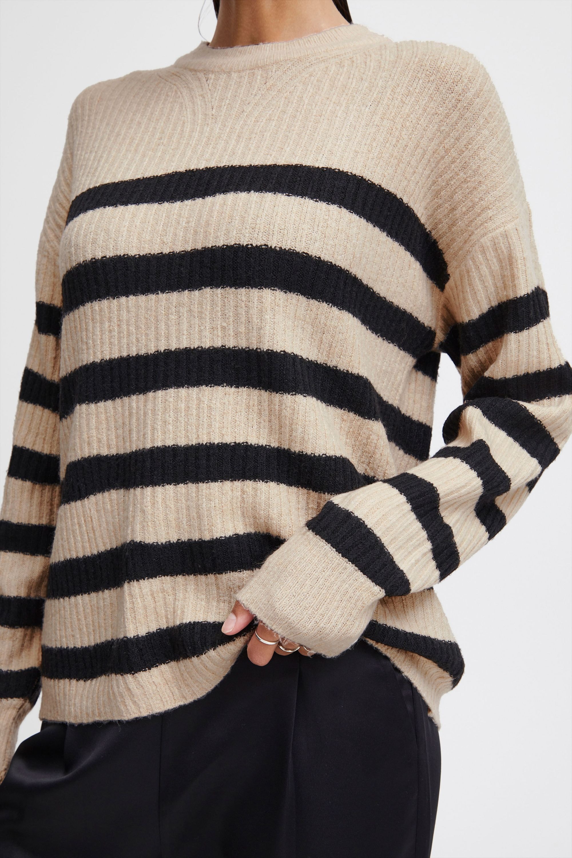b.young Strickfleece-Pullover »Strickpullover BYOnema«