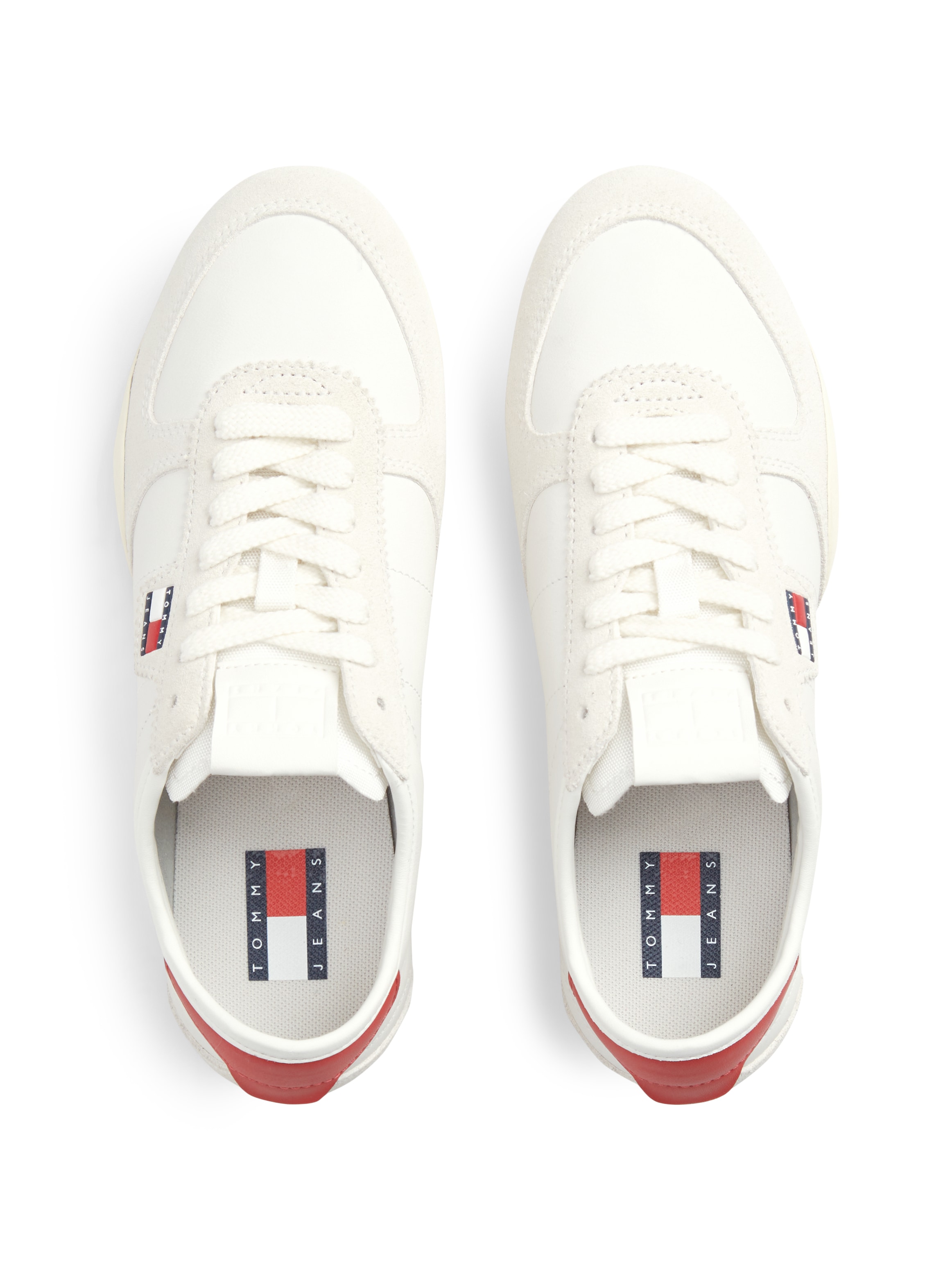 Tommy Jeans Sneaker »TJ BALLET SNEAKER«  Freizeitschuh, Halbschuh, Schnürschuh im Retro-Look