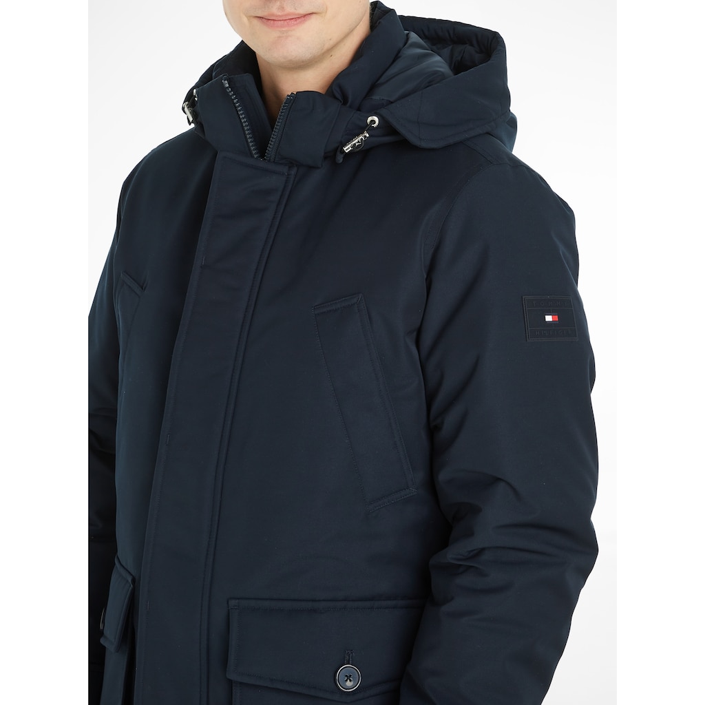 Tommy Hilfiger Parka »ROCKIE NON FUR DOWN PARKA«, mit Kapuze