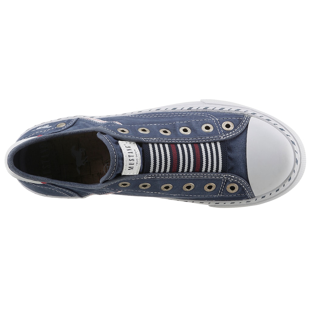 Mustang Shoes Slip-On Sneaker »Schlupfschuh, Freizeitschuh,«