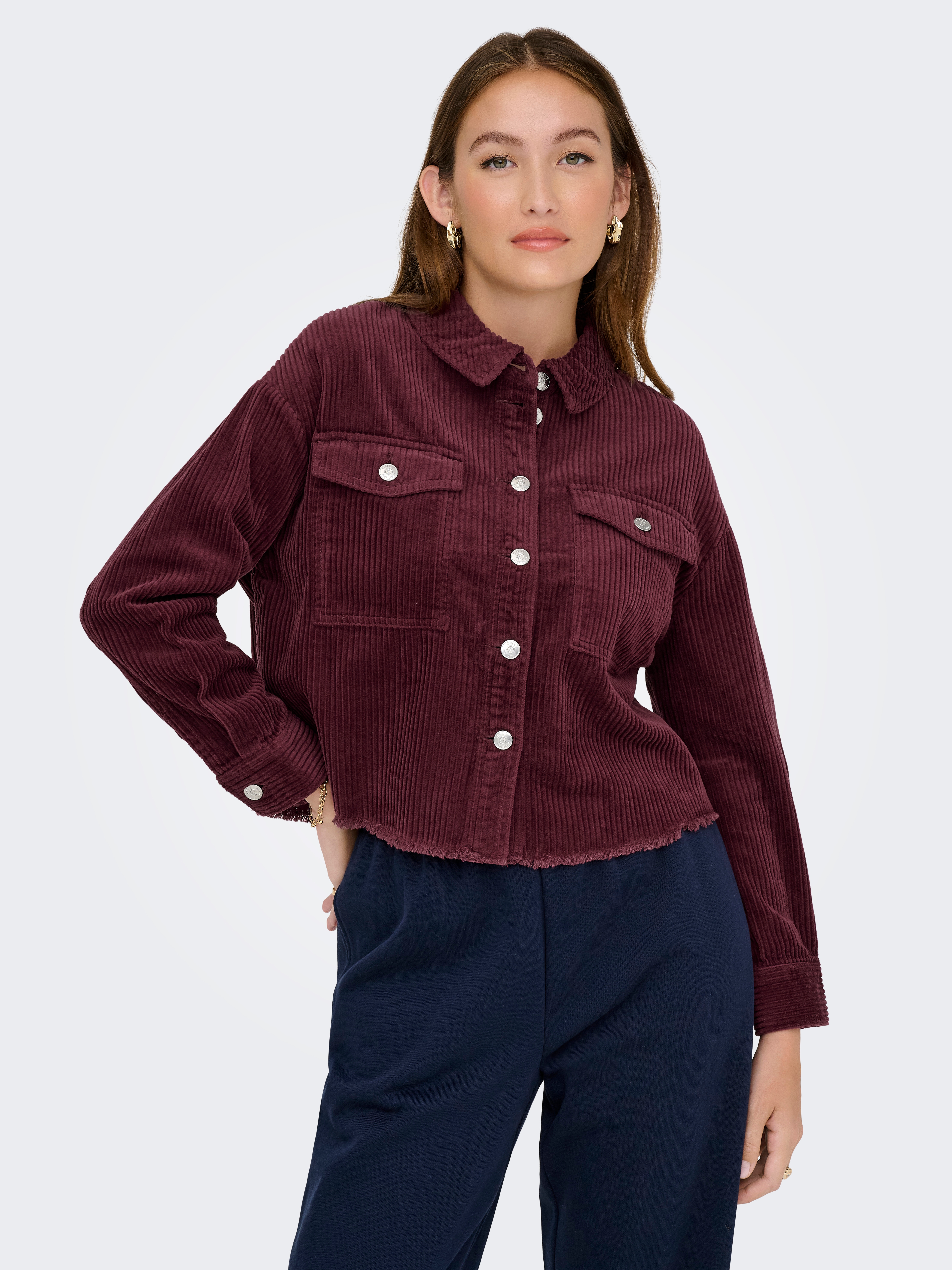 ONLY "ONLMARINA-ENY L/S CORD JACKET PNT NOOS" Baumwolle