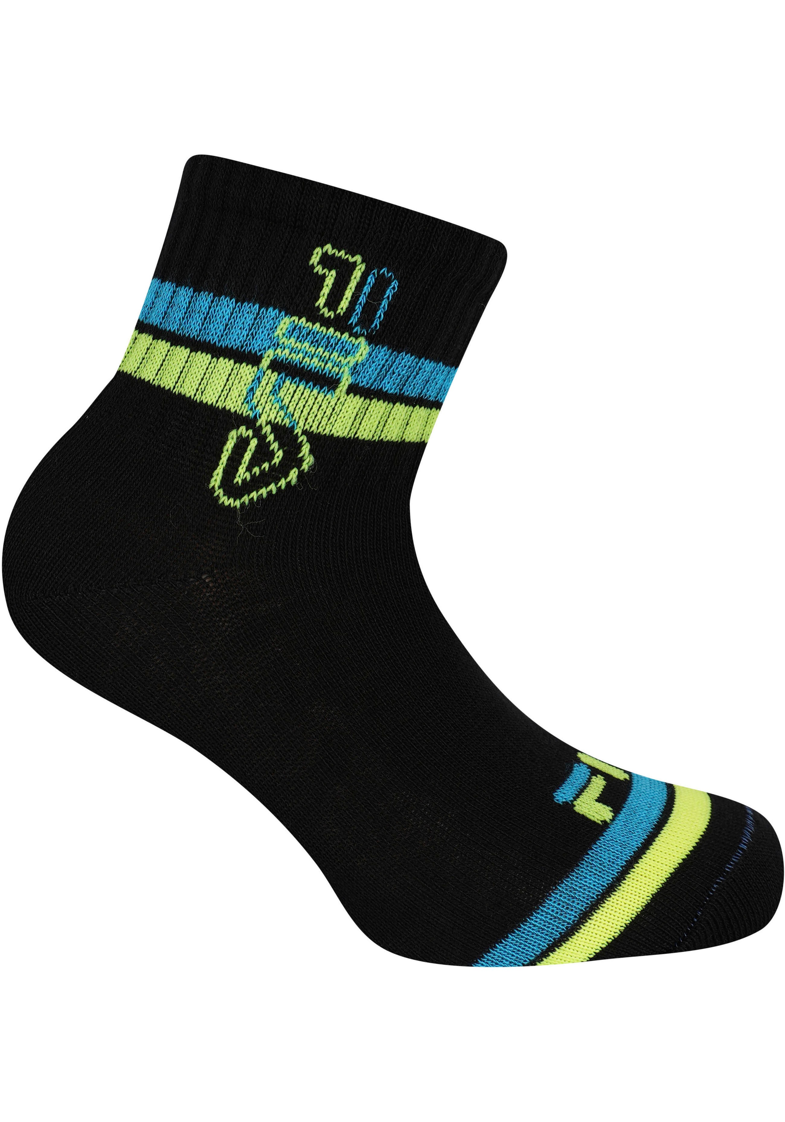 Thumbnail - Fila Kurzsocken "JUNIOR BOY QUARTER SOCKS" 6 Paar tlg. sportliches Design mit dynamischen Streifen