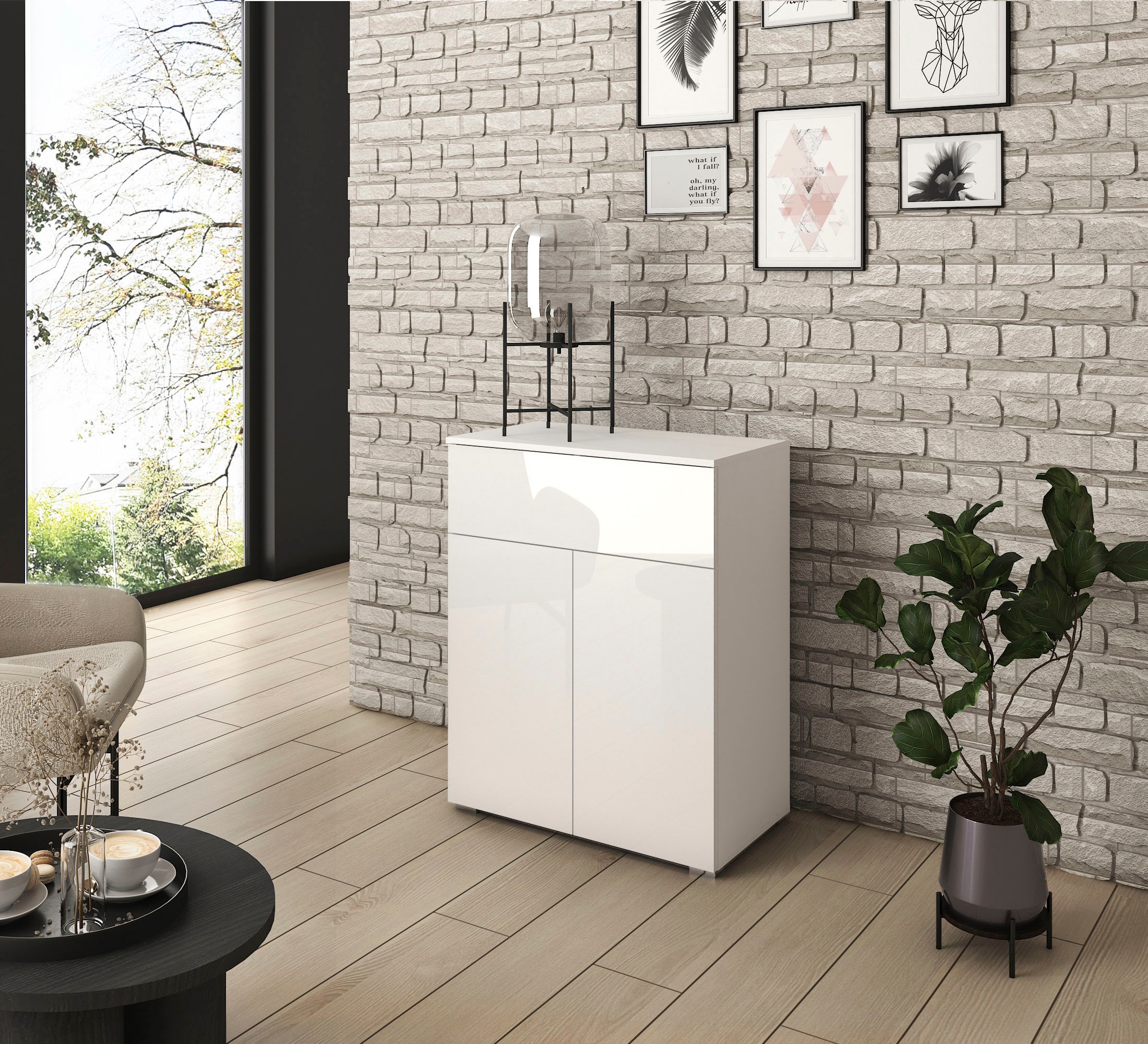 INOSIGN Sideboard "PARIS" 1 Stk. tlg. Moderne 72cm breite grifflose Kommode günstig online kaufen