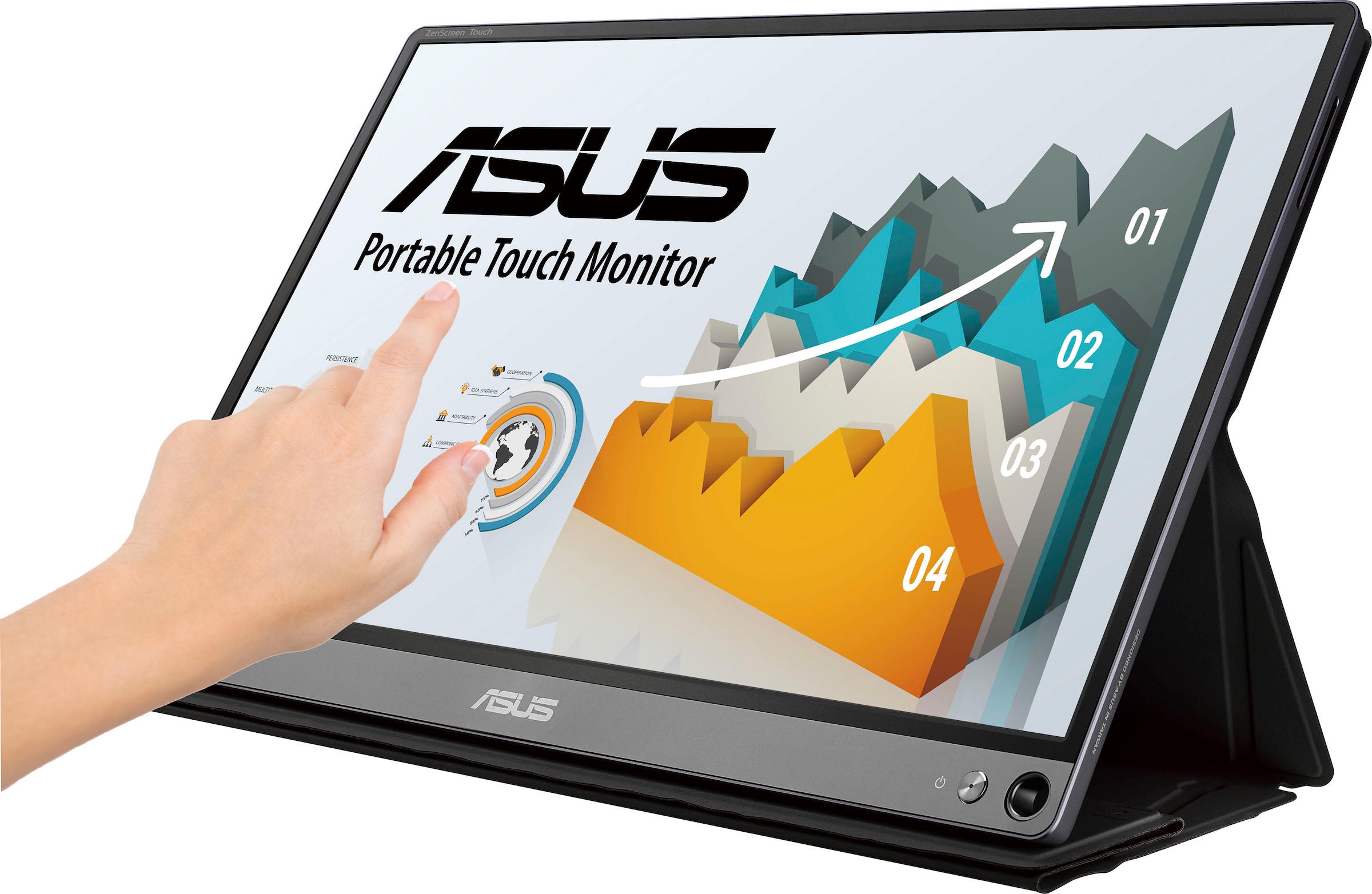 Asus Portabler Monitor »MB16AMT«, 40 cm/16 Zoll, 1920 x 1080 px, Full HD, 5 ms Reaktionszeit, 60 Hz