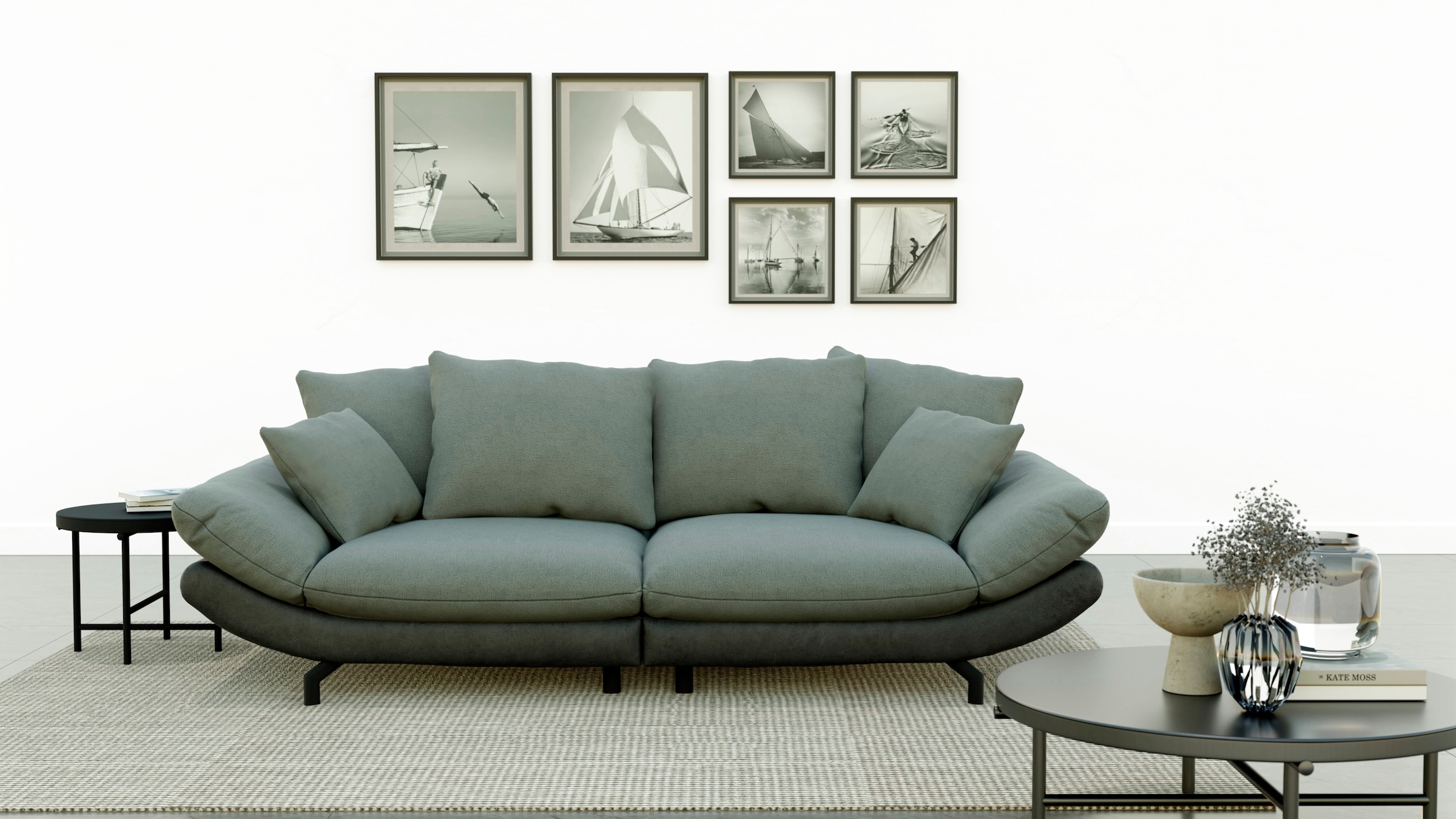 TRENDMANUFAKTUR Big-Sofa "Gizmo, modernes Megasofa zum Wohlfühlen", mit weichem Sitzkomfort und zeitlosem Design