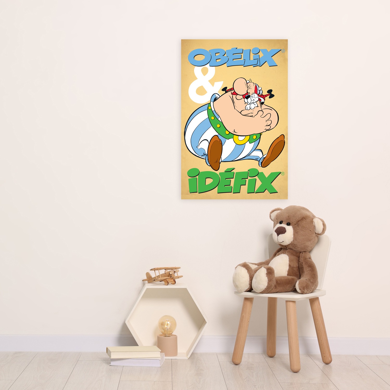 LuckyLinde Leinwandbild "Obelix und Idefix II" Fantasy  Figuren  Film  Film günstig online kaufen