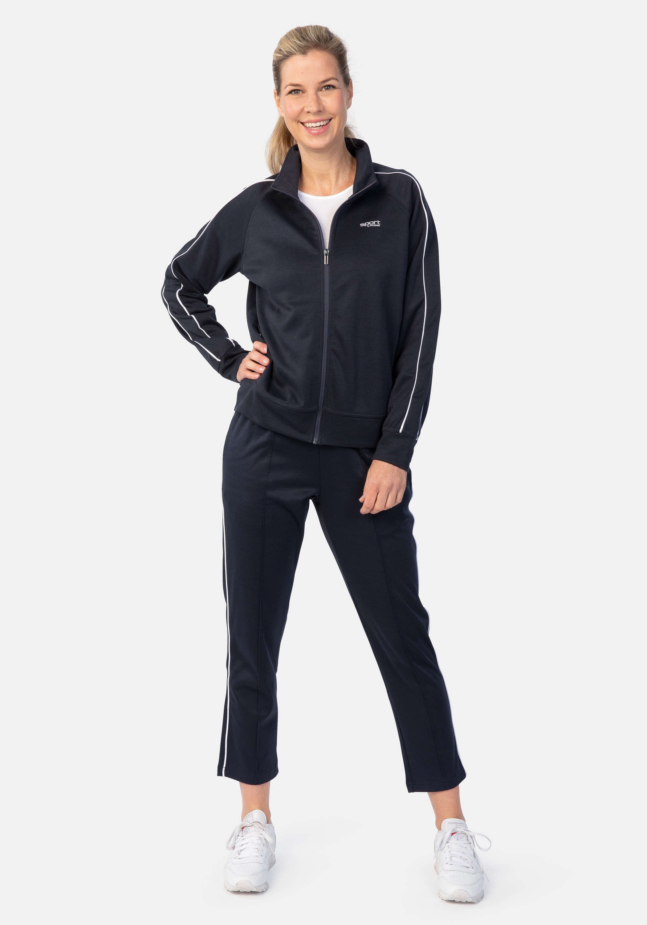 STOOKER WOMEN Sweatjacke »Trainingsjacke Sweatjacke«, Sweatjacke Sport Synthetic für Damen