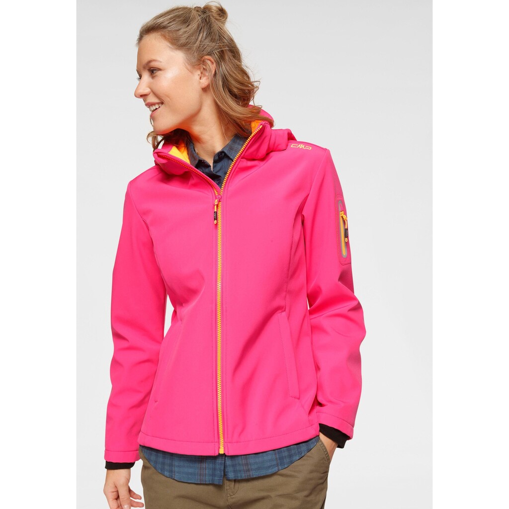 CMP Softshelljacke, mit Kapuze