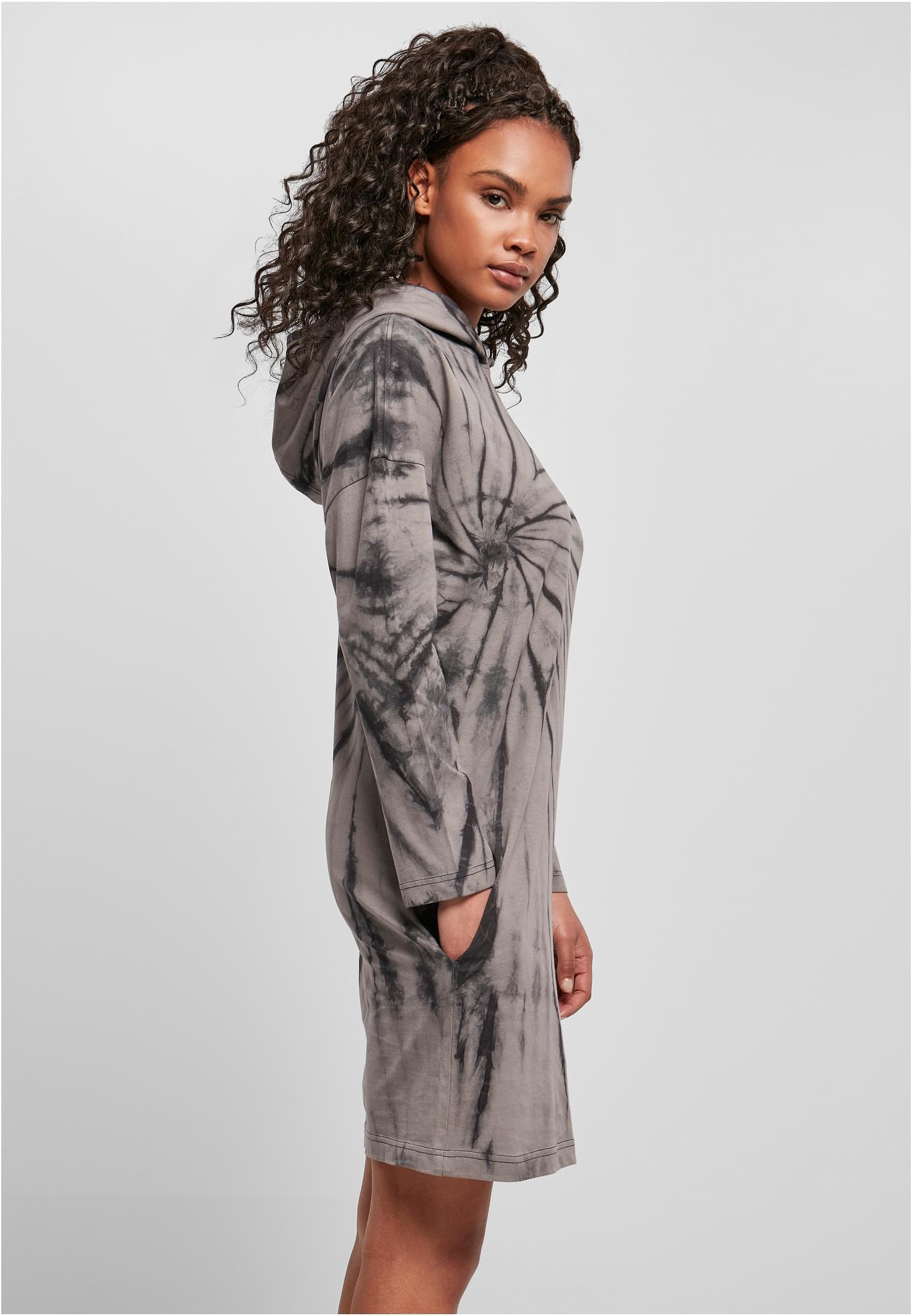 URBAN CLASSICS Jerseykleid »Damen Ladies Oversized Tie Dye Hoody Dress«, (1  tlg.) für kaufen | BAUR | Jerseykleider