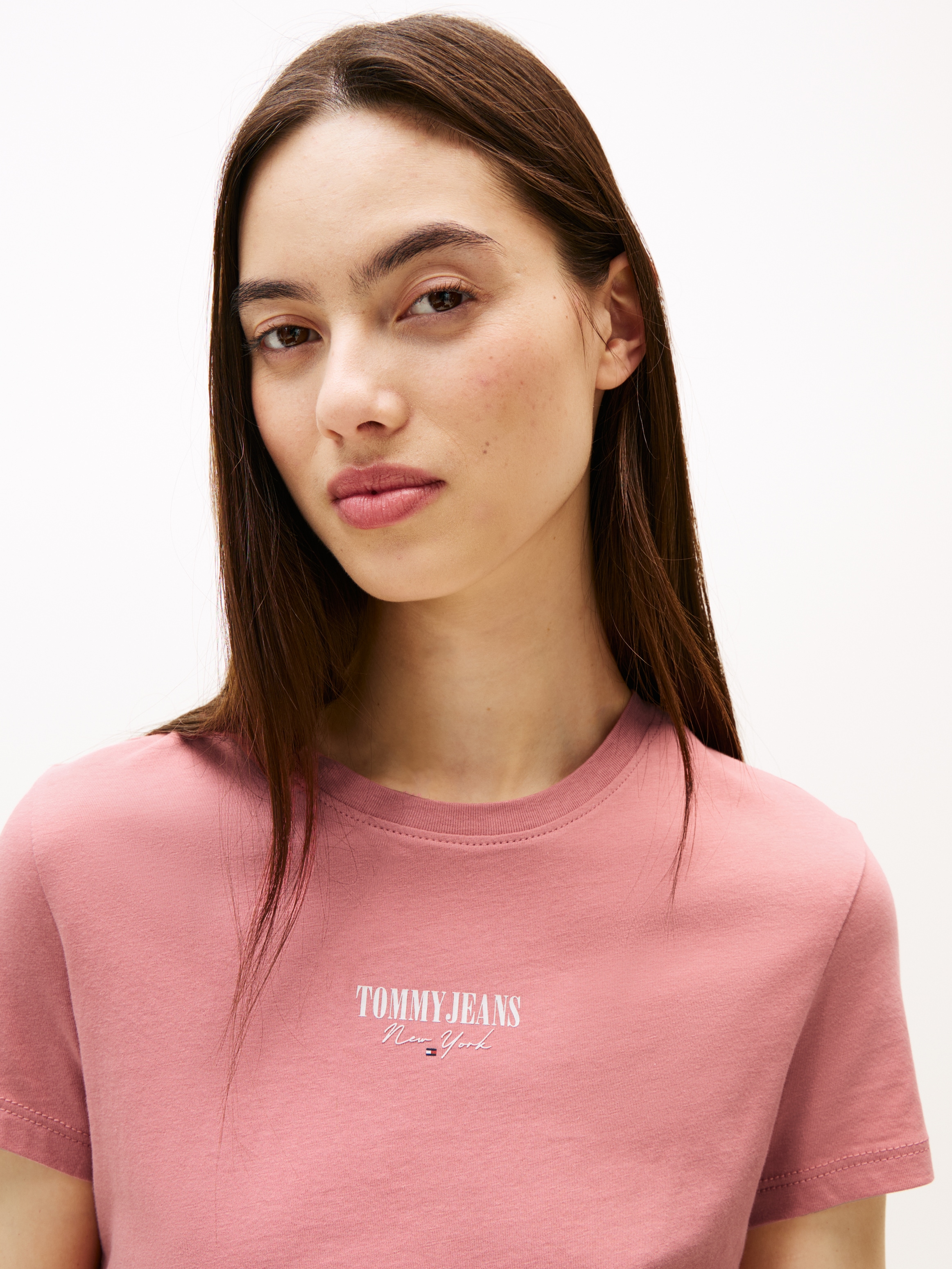 Tommy Jeans Kurzarmshirt »TJW 2PACK ESSENTIAL LOGO 2 TEE«, (Packung, 2 tlg.)
