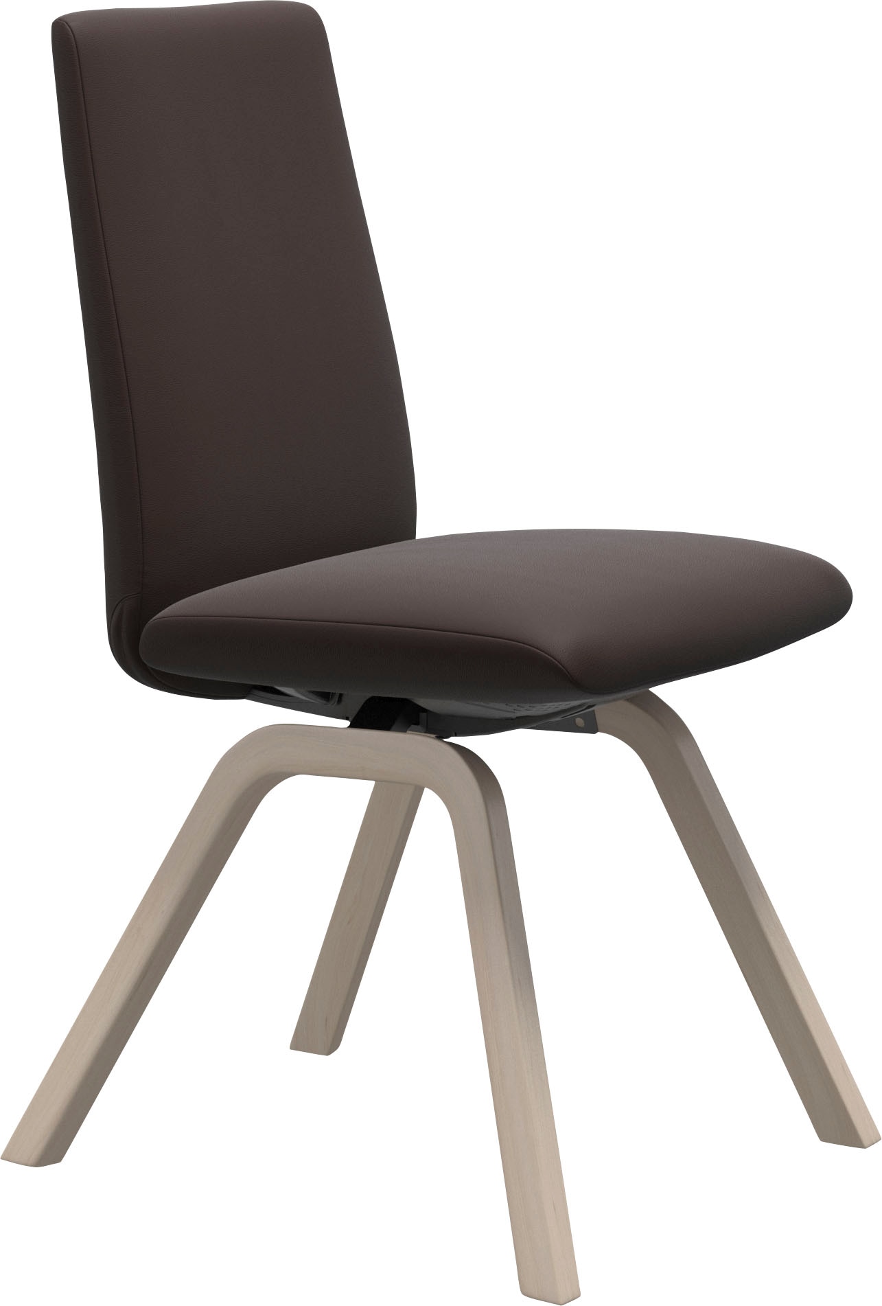 Stressless Polsterstuhl "Laurel" () Low Back, Größe M, mit schräggestellten Beinen in Eiche gekalkt