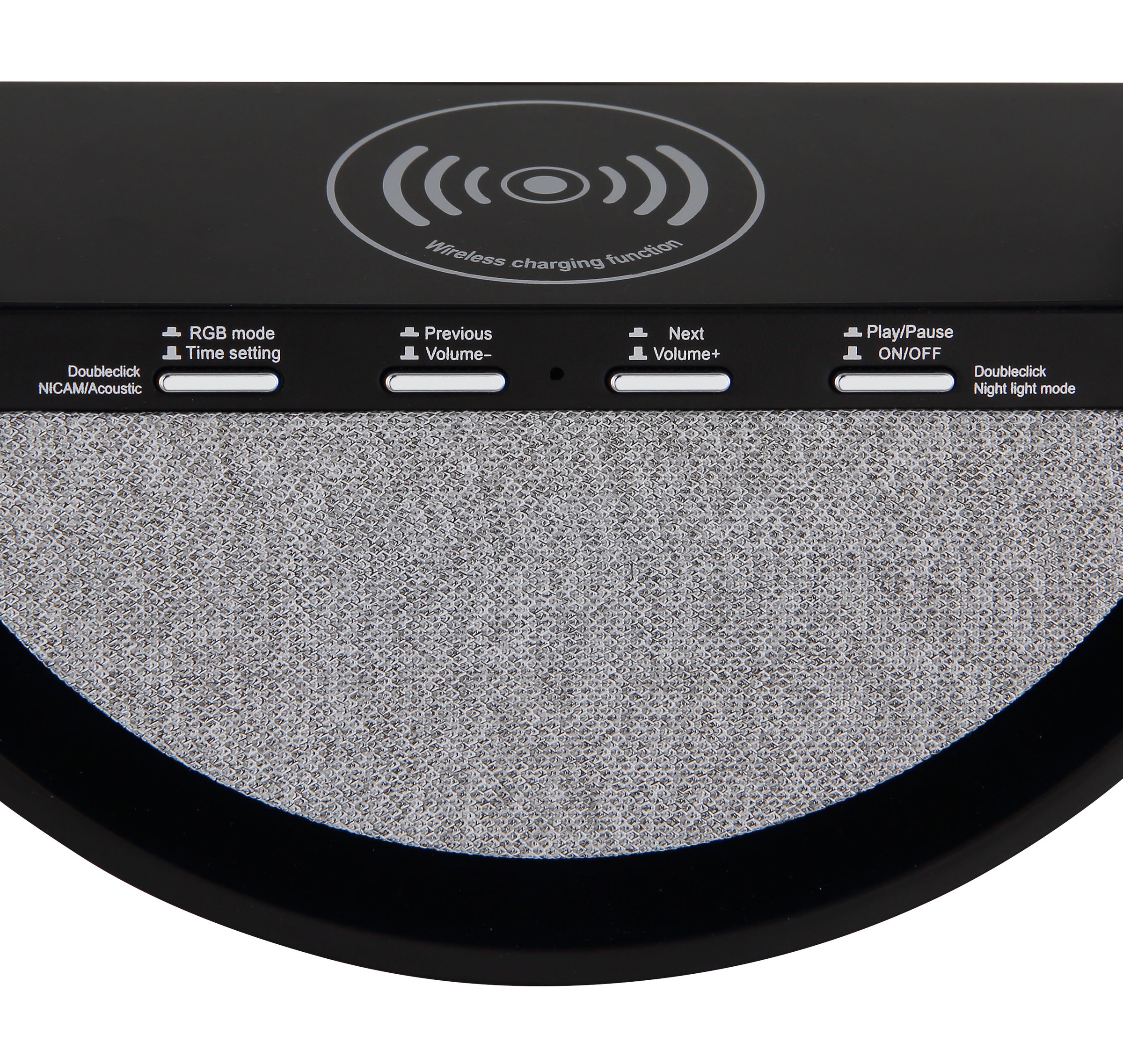 GLOBO LIGHTING Tischleuchte »SOUNDRA« LED-Modul 1 Stk. RGB Tischleuchte mit Touchdimmer, Bluetooth & Akku, USB-C