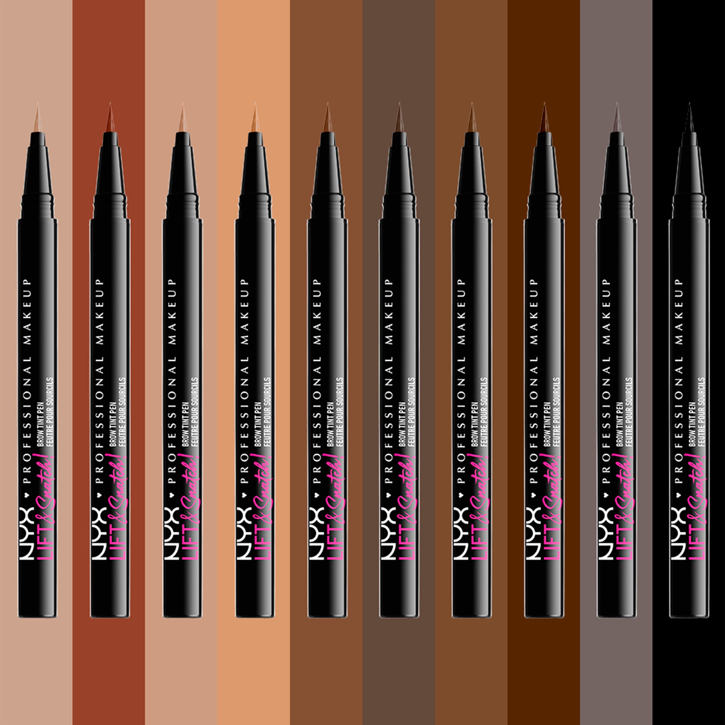 NYX Augenbrauen-Stift »Professional Makeup Lift & Snatch Brow Tint Pen«, mit ultra dünner Spitze