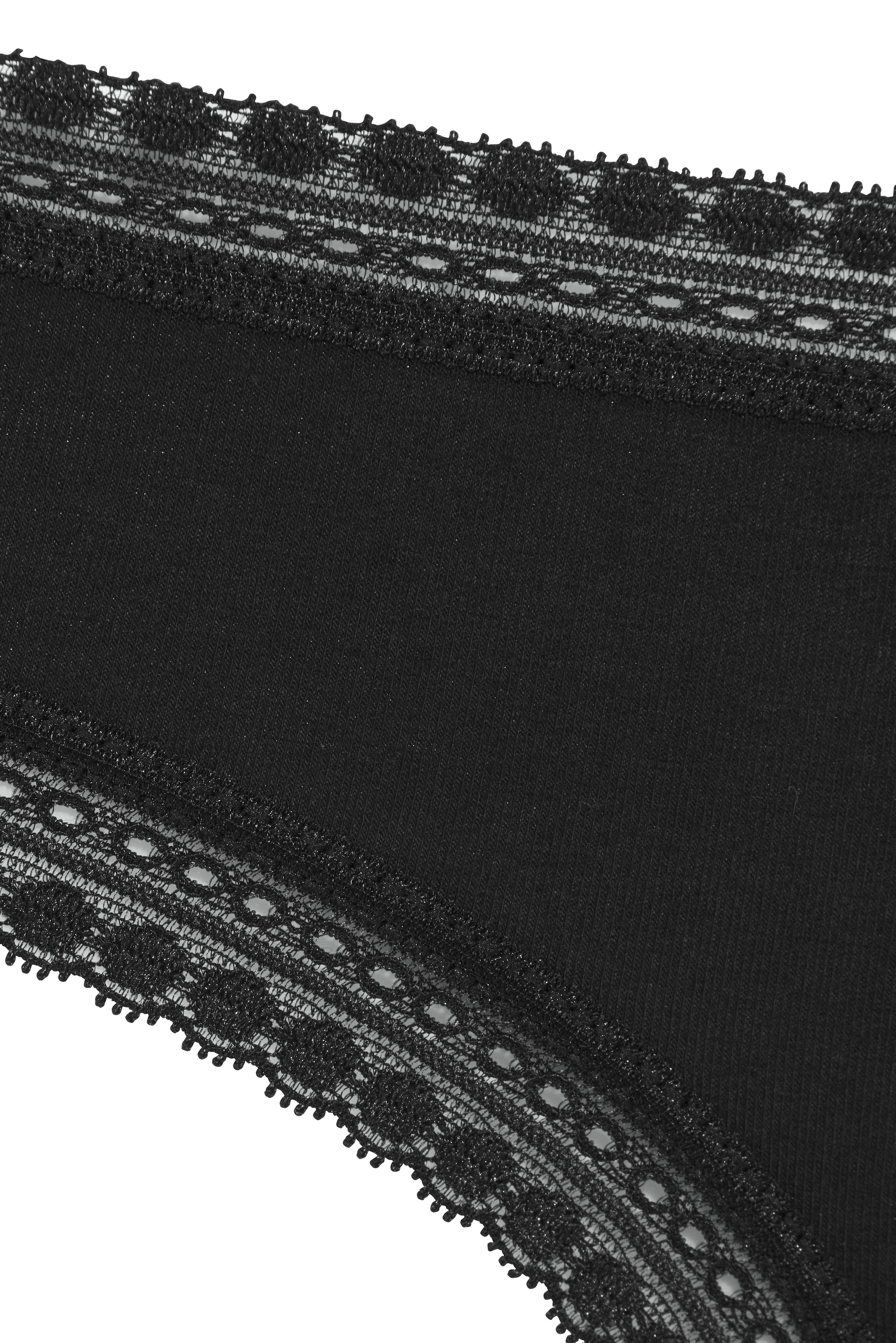 LASCANA Brasilslip, (3er-Set), aus elastischer Baumwolle mit weicher Spitze