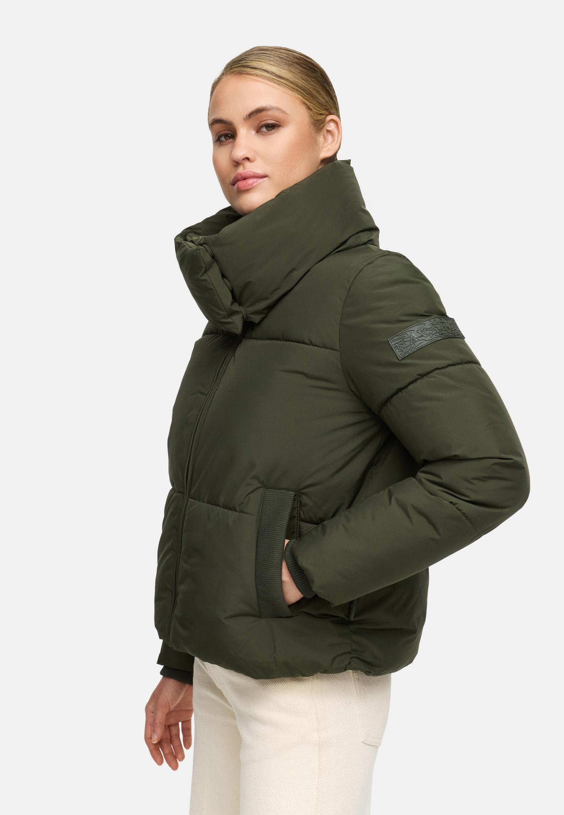 Navahoo Outdoorjacke »Traumelfe 14«, ohne Kapuze, Winter Steppjacke mit hohem Kragen