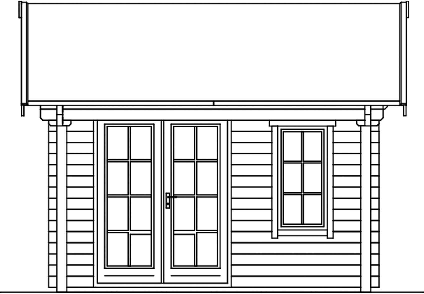 Skanholz Gartenhaus »Calgary«