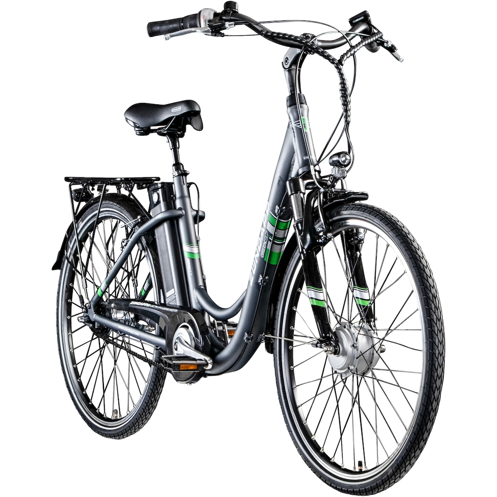 Zündapp E-Bike »Green 3.7«, 7 Gang, Frontmotor 250 W