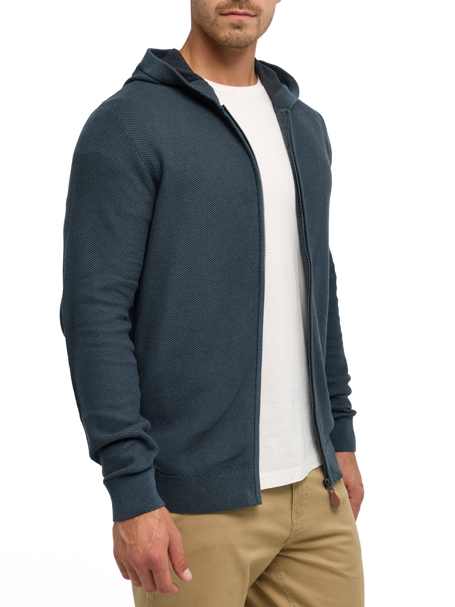 Indicode Kapuzenstrickjacke »INJexmon hoodie« Baumwolle, regular fit