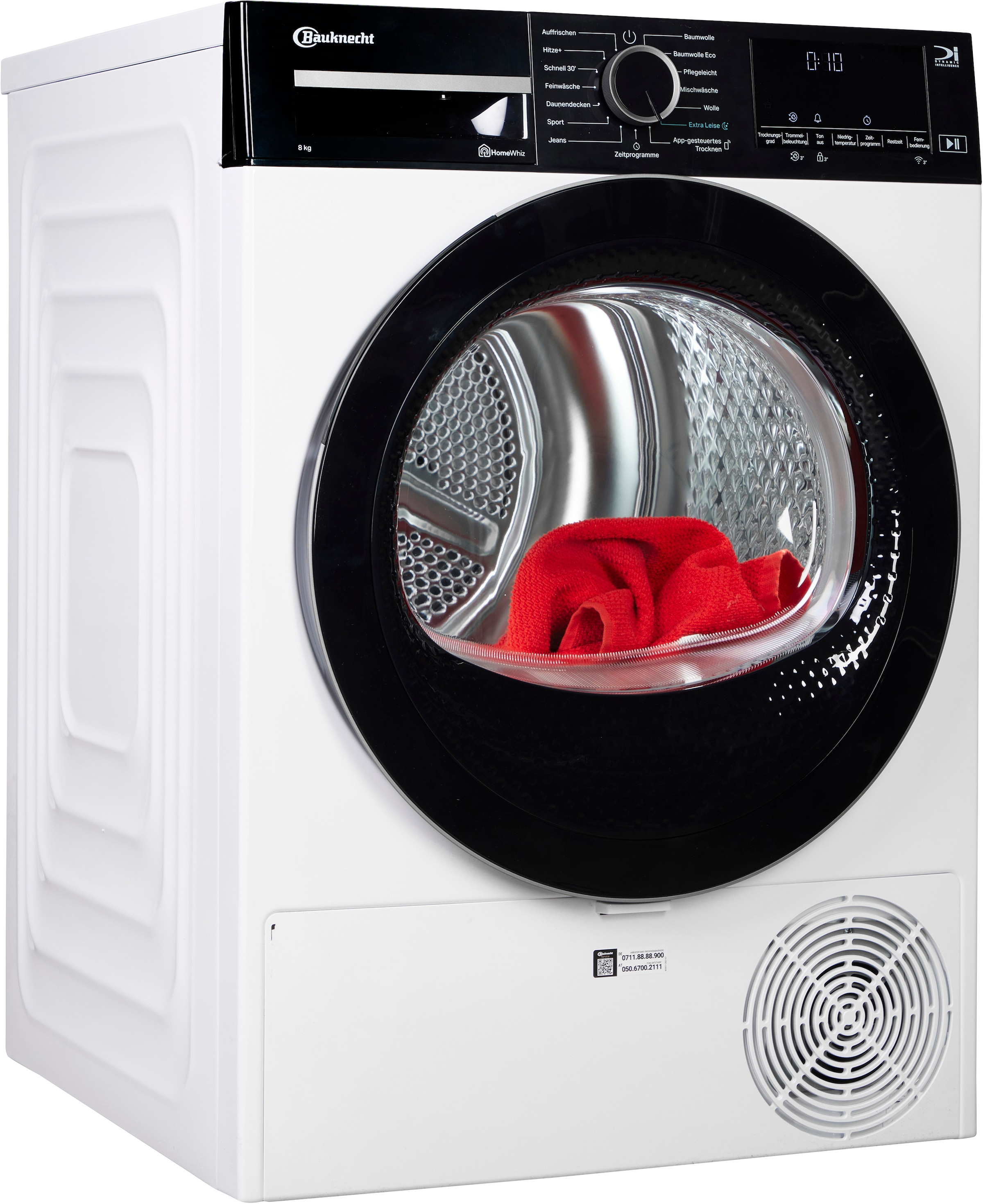 BAUKNECHT Wärmepumpentrockner "TR Super Eco 8B" Silent Spin – Leise und schonende Trocknung für optimale Wäschepflege