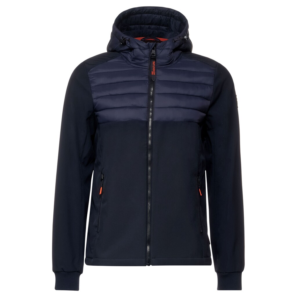 STREET ONE MEN Softshelljacke, mit Kapuze