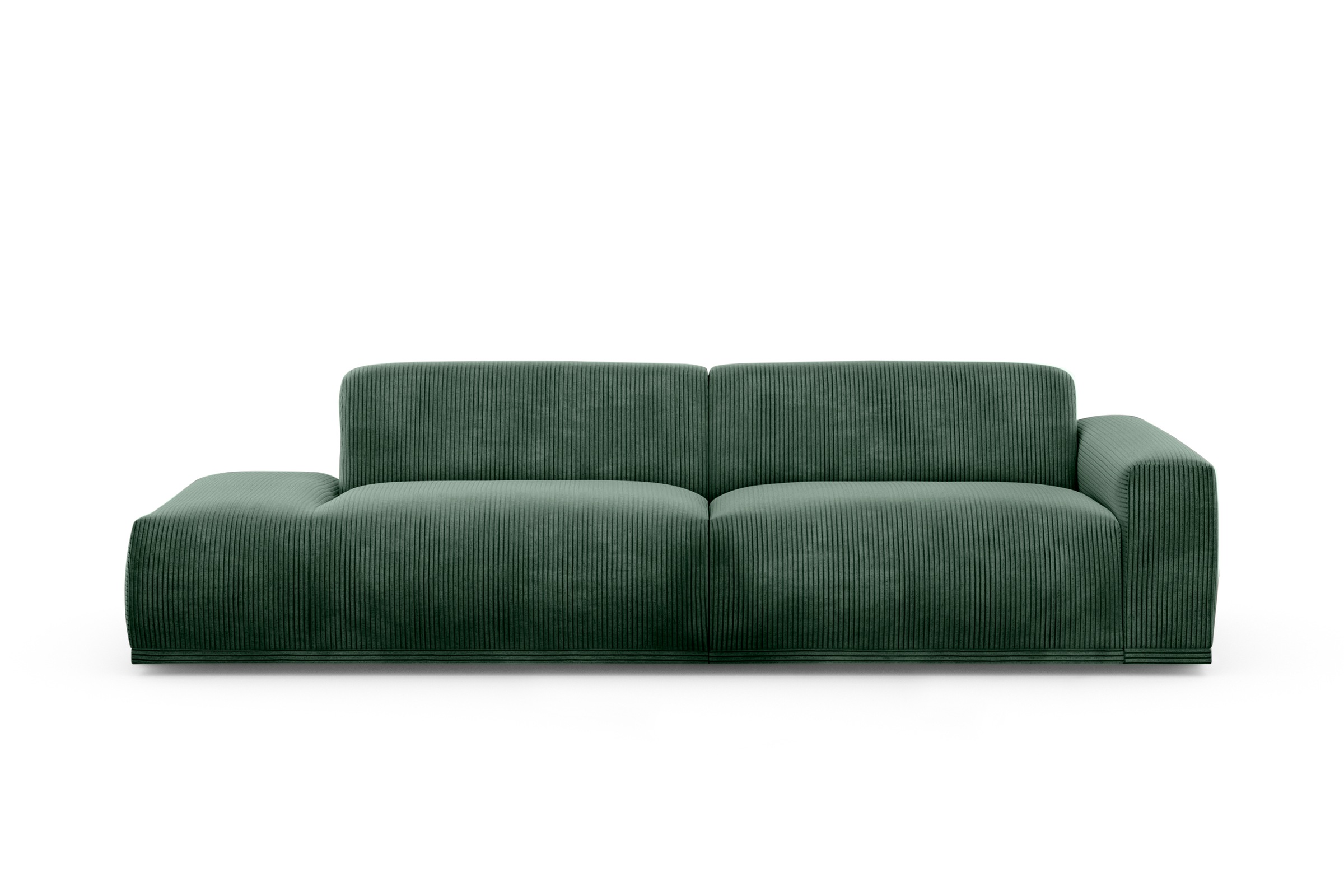 TRENDMANUFAKTUR Big-Sofa "Braga, mit hochwertigem Kaltschaum, Megasofa, Japandi-Design" modernes Big-Sofa, Couch mit hohem Sitzkomfort, 277/72/107 cm (B/H/T)