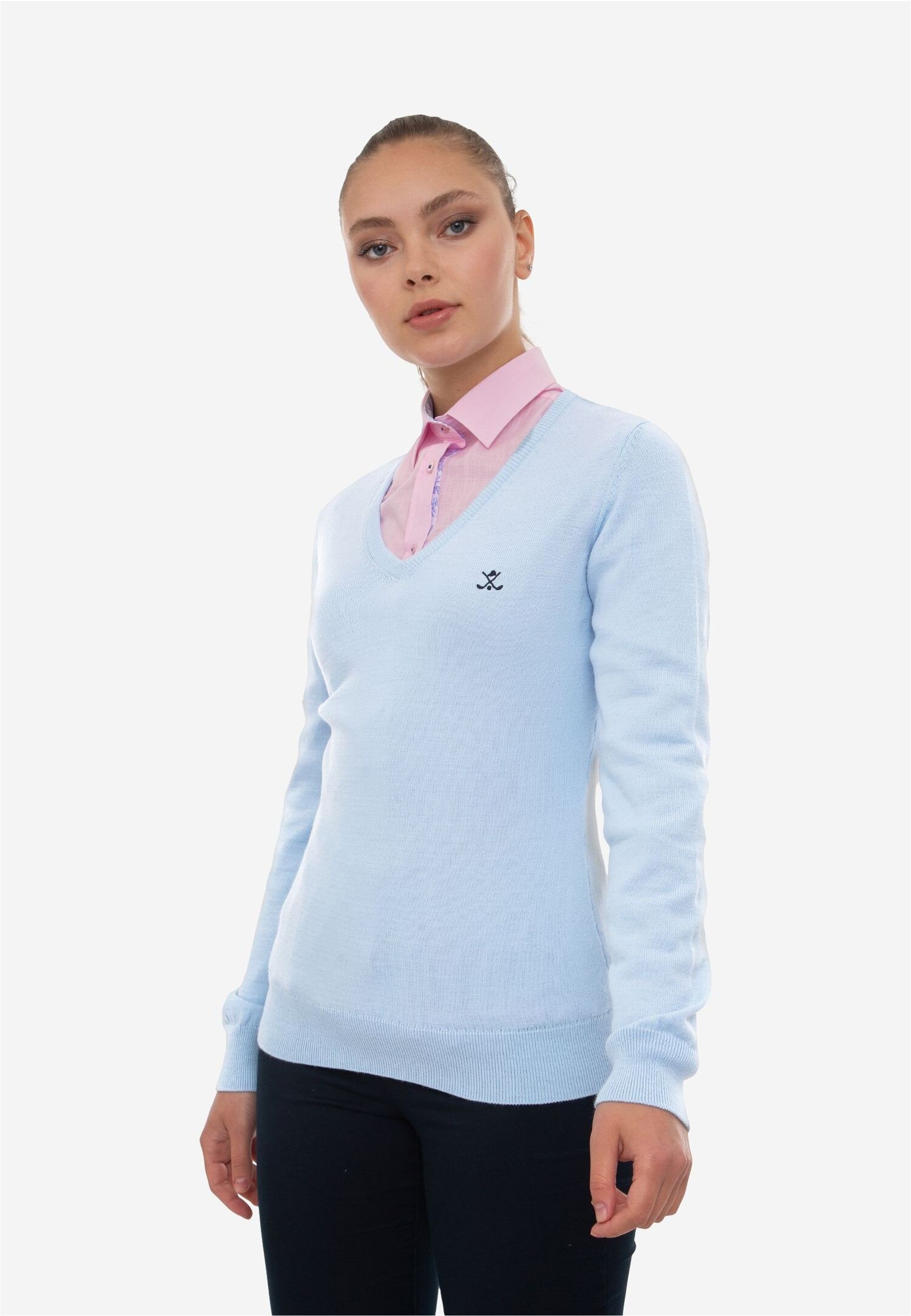 SIR RAYMOND TAILOR Strickpullover »Verty«, (1 tlg.), mit klassischem V-Ausschnitt