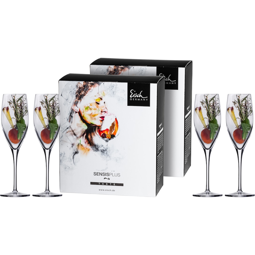 Eisch Champagnerglas »Superior SensisPlus«, (Set, 4 tlg.)