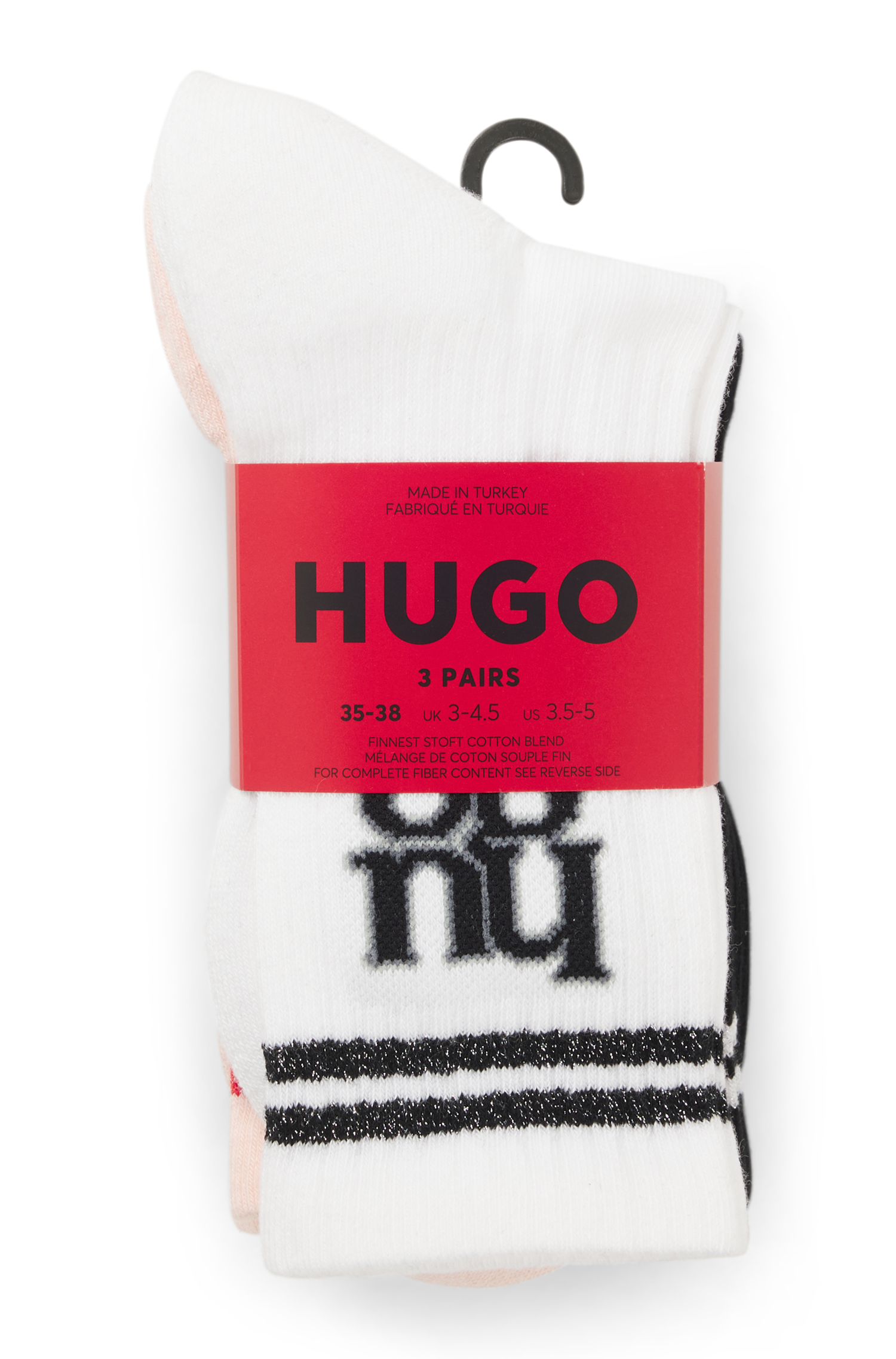 HUGO Underwear Socken Packung, 3 Paar tlg.