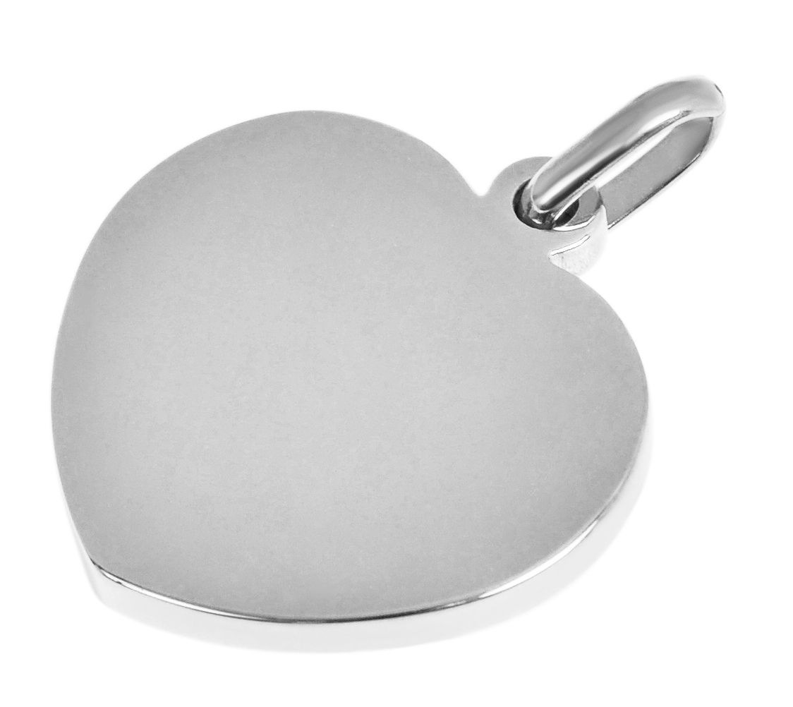 Adelia´s Kettenanhänger »Unisex Anhänger – Herz Gravuranhänger aus Edelstahl«  Ideal als Geschenk zum Geburtstag