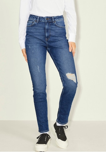 JJXX Slim-fit-Jeans »JXBERLIN DARKBLUE«, mit Destroyed Details kaufen