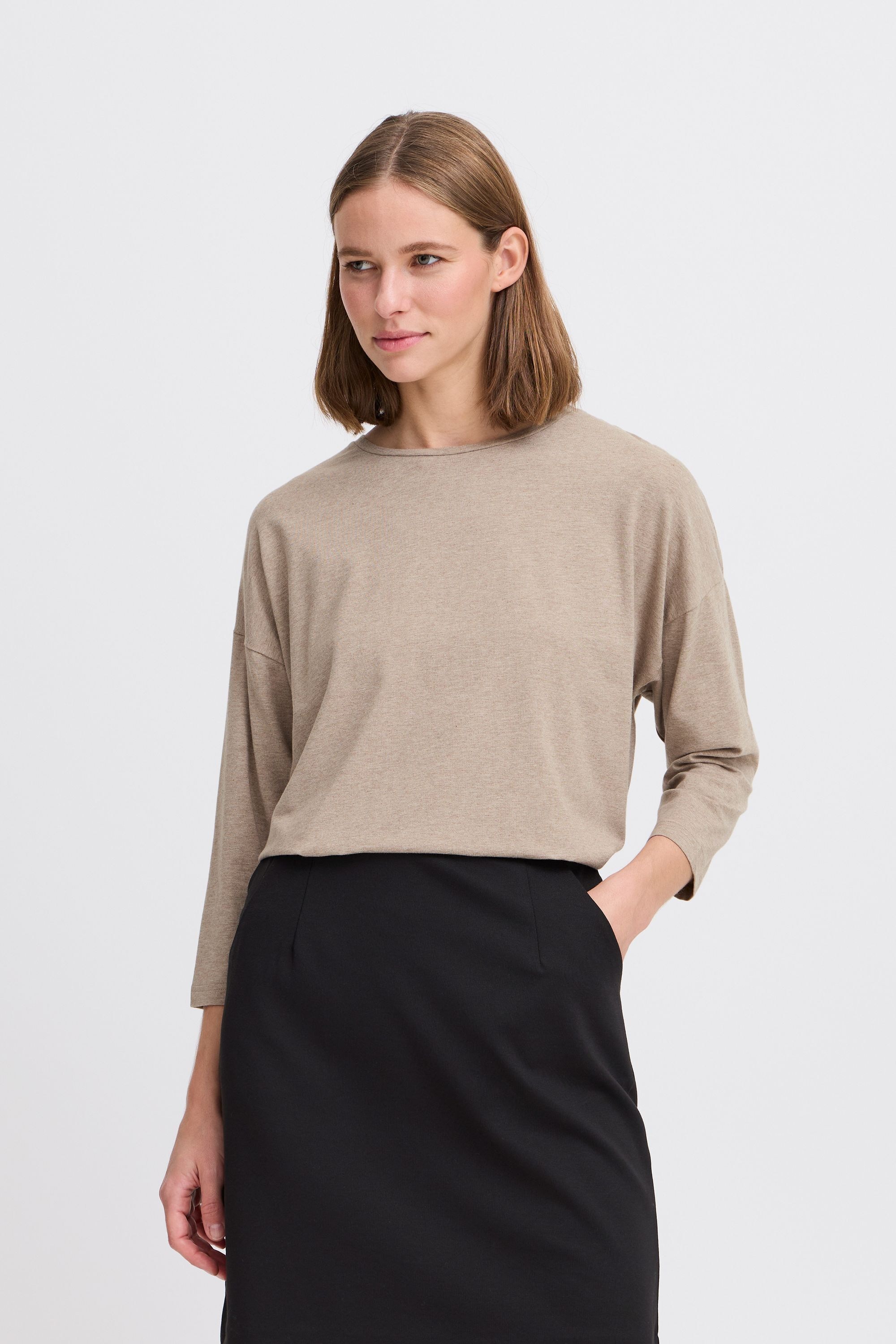 b.young Longsleeve »Longsleeve BYPAMILA MID SLEEVE TSHIRT«
