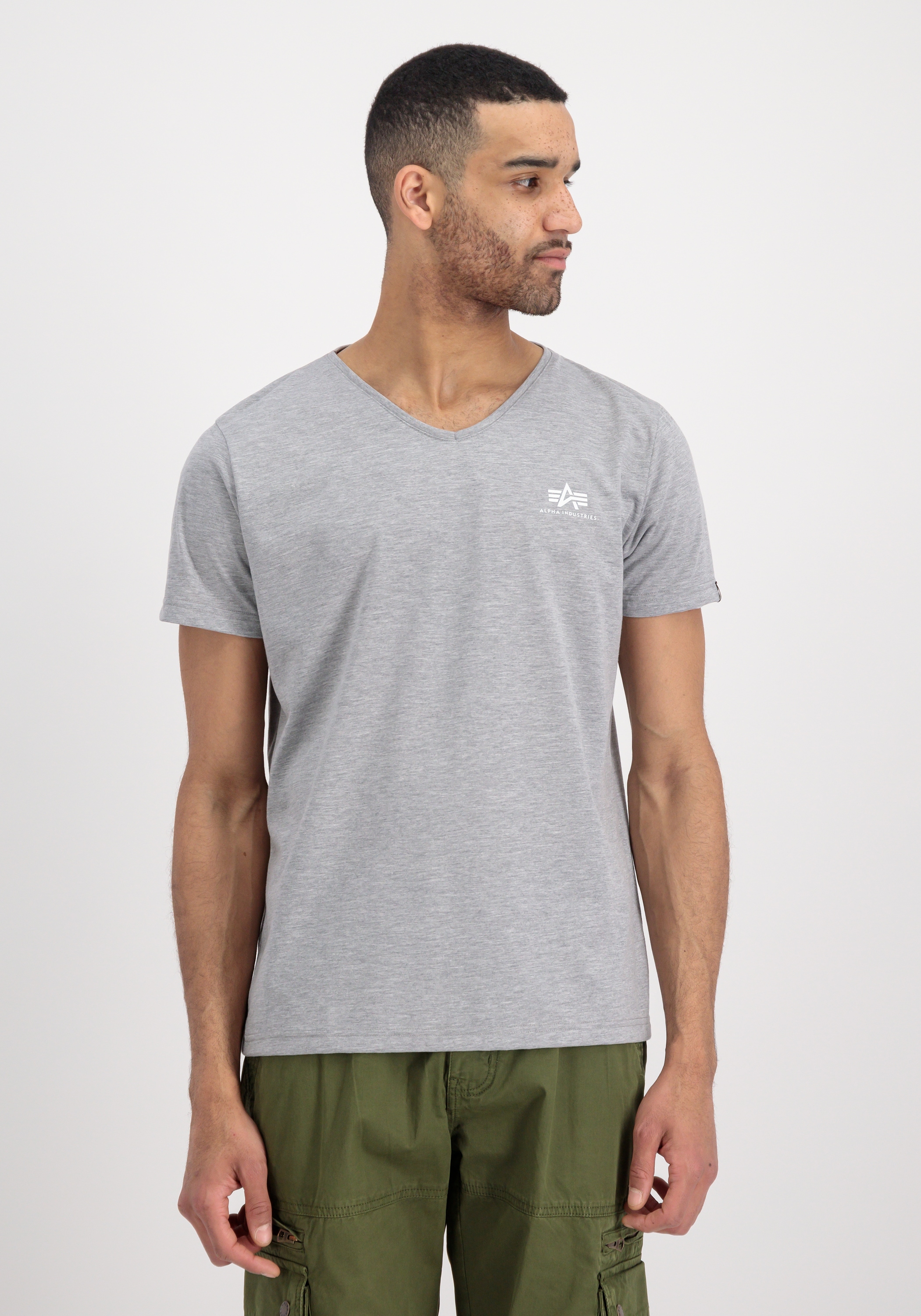 Alpha Industries T-Shirt "Alpha Industries Men - T-Shirts Basic V-Neck T-Sh günstig online kaufen