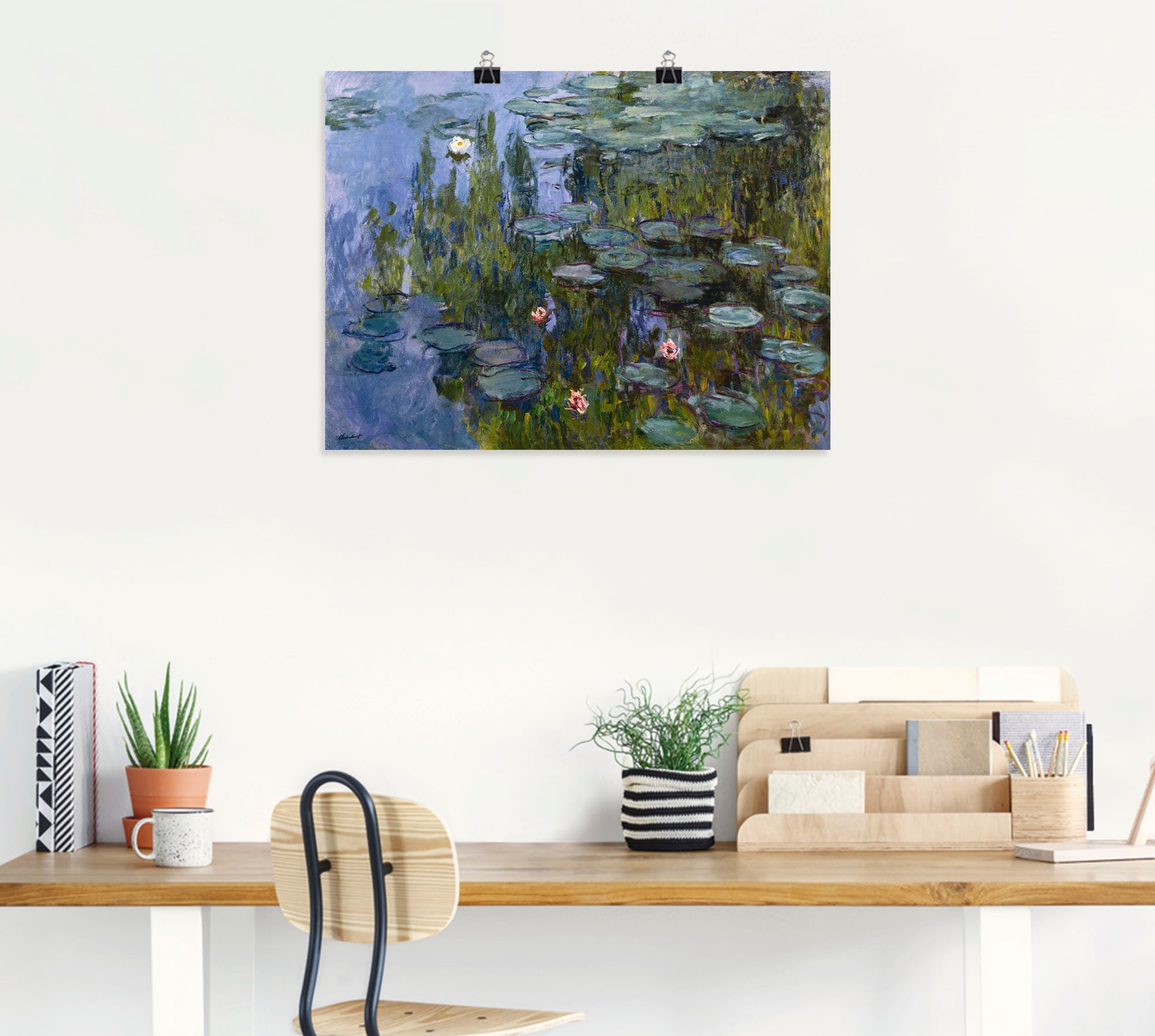 Artland Wandbild »Seerosen (Nympheas). 1918/1921.«, Blumen, (1 St.), als Leinwandbild, Poster, Wandaufkleber in verschied. Größen