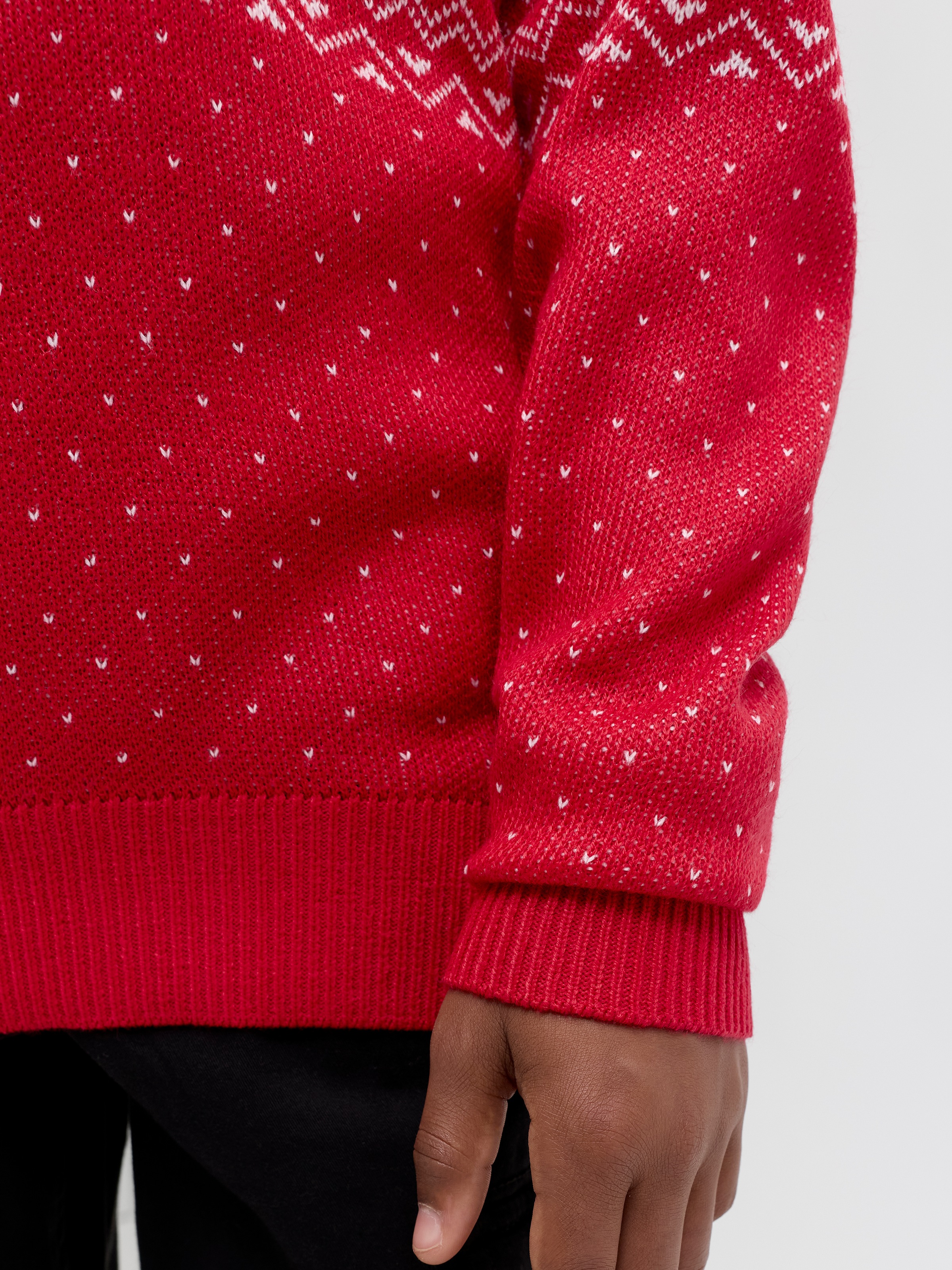 Jack & Jones Junior Weihnachtspullover »JJXMAS ANDREW KNIT CREW NECK JNR«