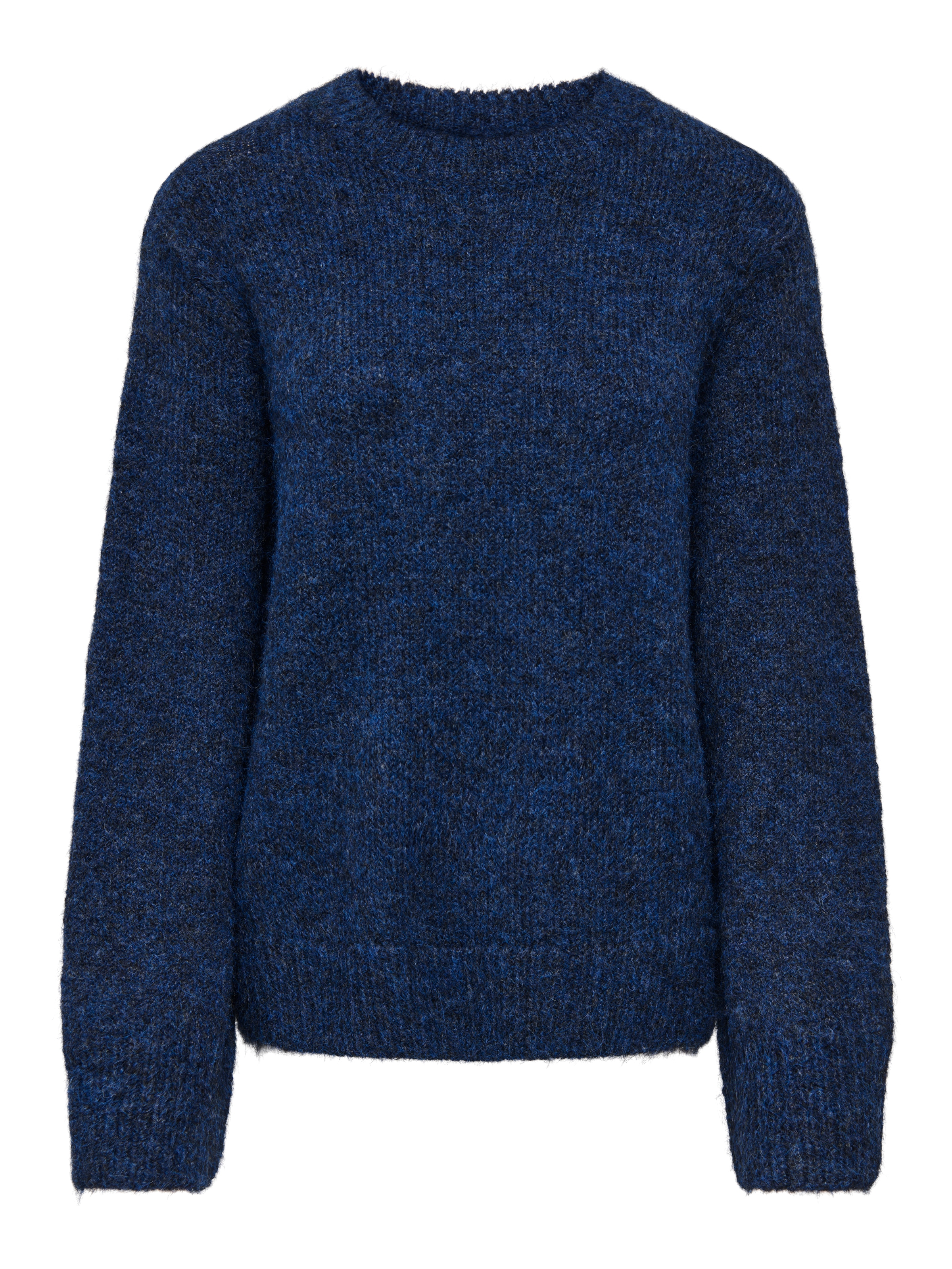 ONLY Strickpullover »ONLSAHERI LS O-NECK KNT« Materialmix, loose fit