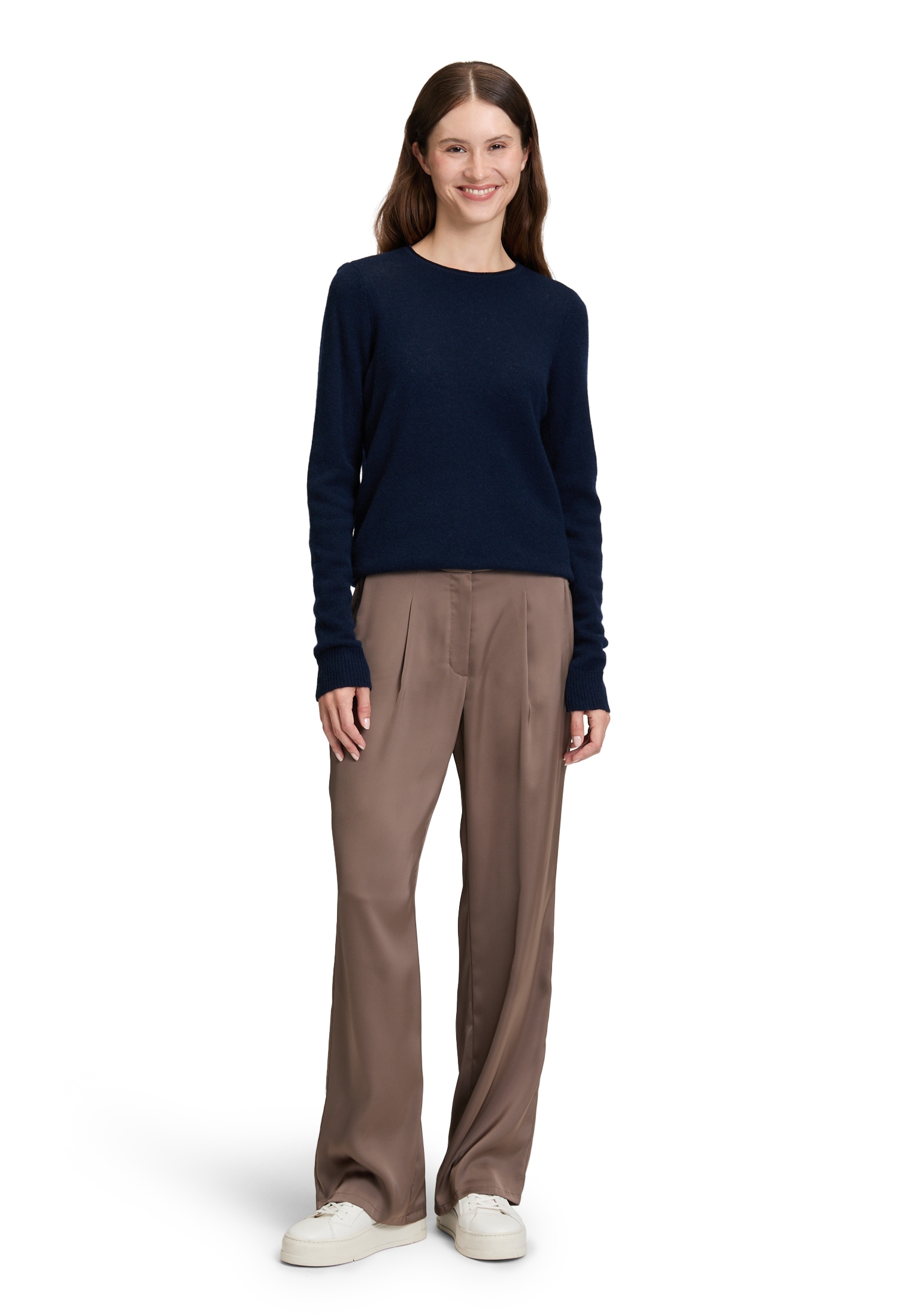 Betty Barclay Strickpullover »Betty Barclay Damen Kaschmir-Pullover mit Rundhalsausschnitt«, (1 tlg.), Strick