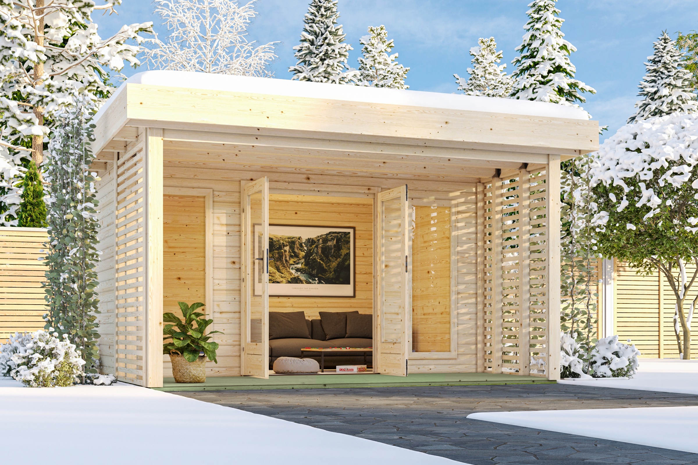 Karibu Gartenhaus "Clausensee" günstig online kaufen