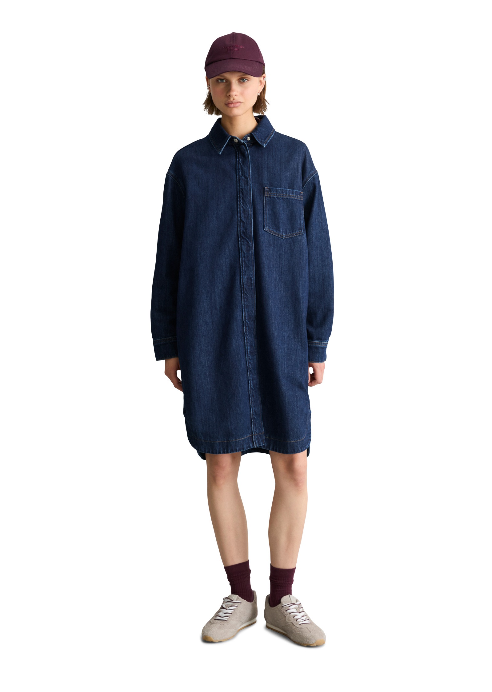 Marc O'Polo DENIM Jeanskleid »made with Orange Fiber«
