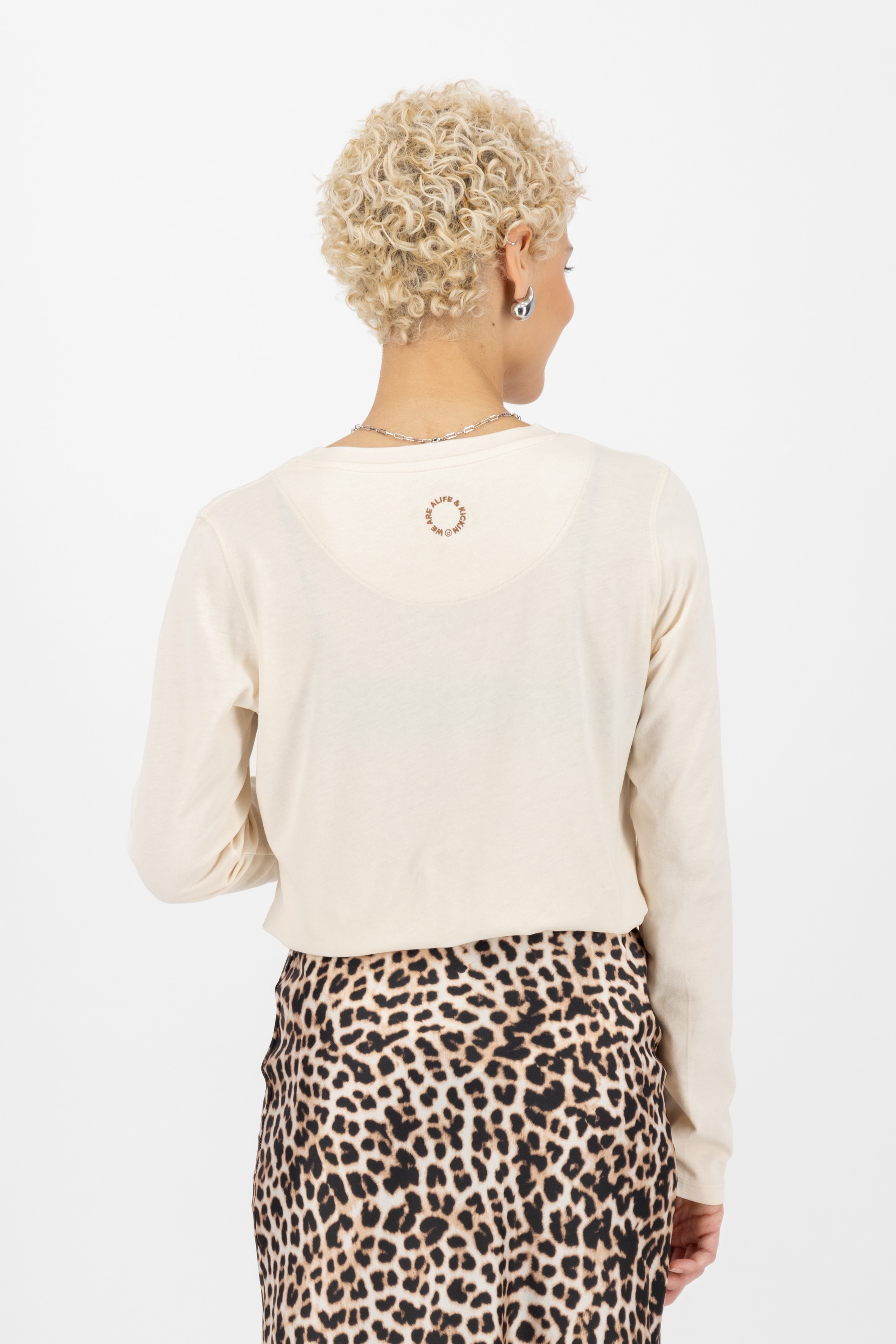 Alife & Kickin Langarmshirt »Damen LeaAK A«, Figurnah geschnittenes Longsleeve Shirt mit Rundhalsausschnitt