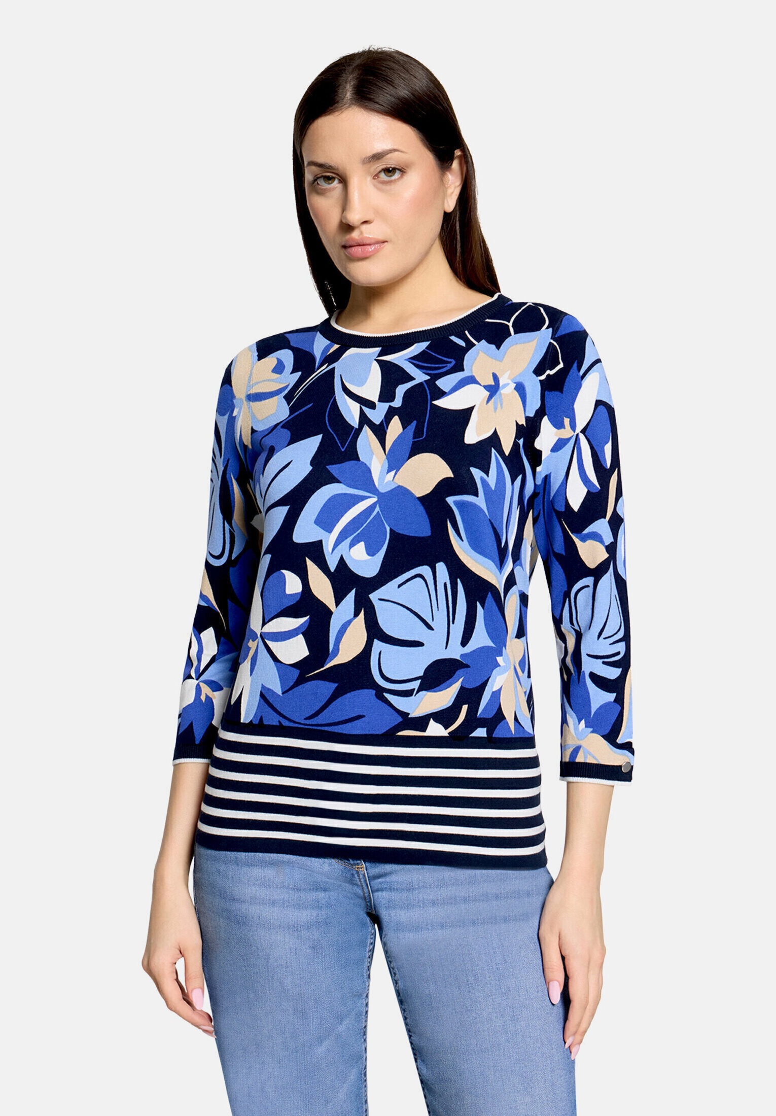 Betty Barclay Strickpullover »Damen mit Blumenprint« 1 Stk.
