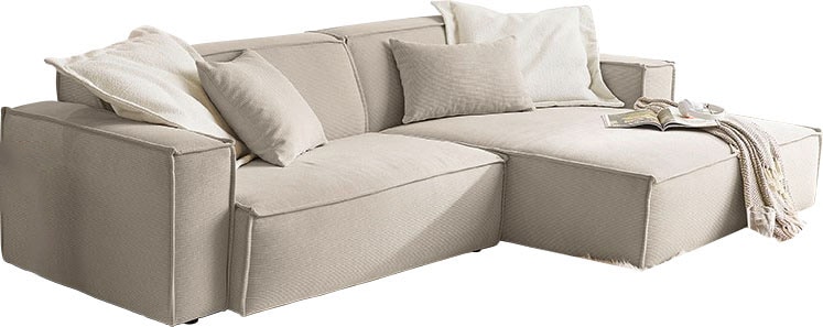 3C Candy Ecksofa "Matteo in elegant, kubischer Formensprache, bequem, L-For günstig online kaufen