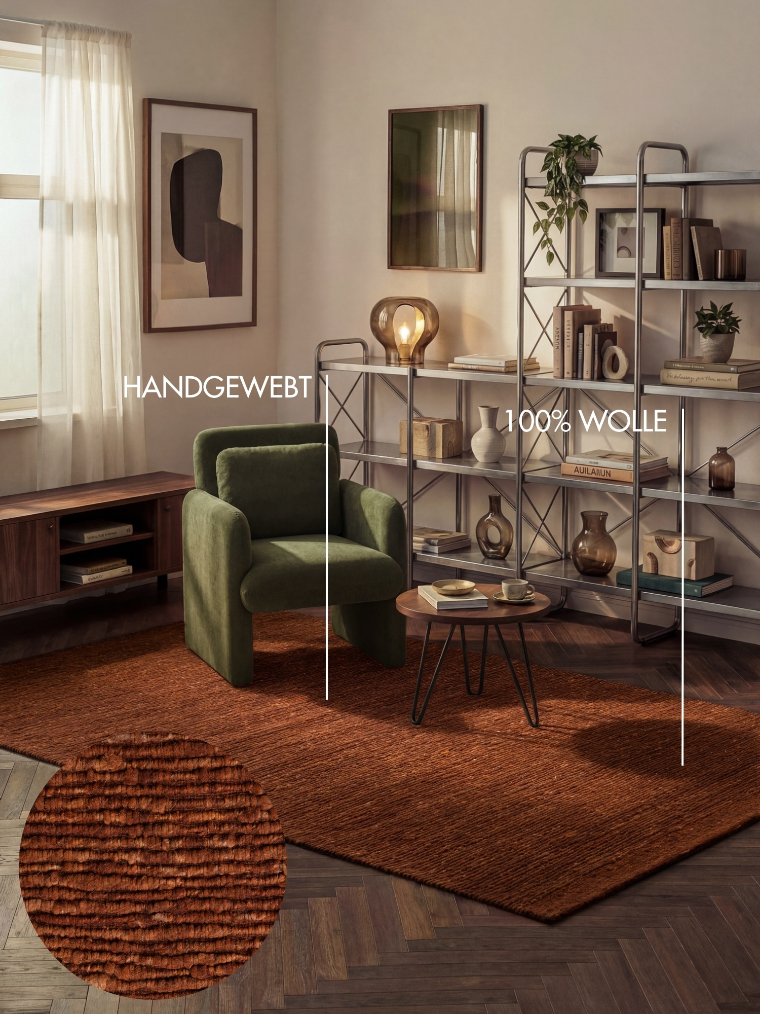 Ted Baker Wollteppich »Woolwich« rechteckig 10 mm Höhe Wolle, Naturteppich, Handgemacht, Wohnzimmer, Schlafzimmer, Hygge
