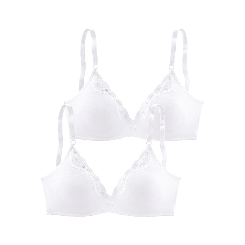 petite fleur Bralette-BH, (Packung, 2 Stück)