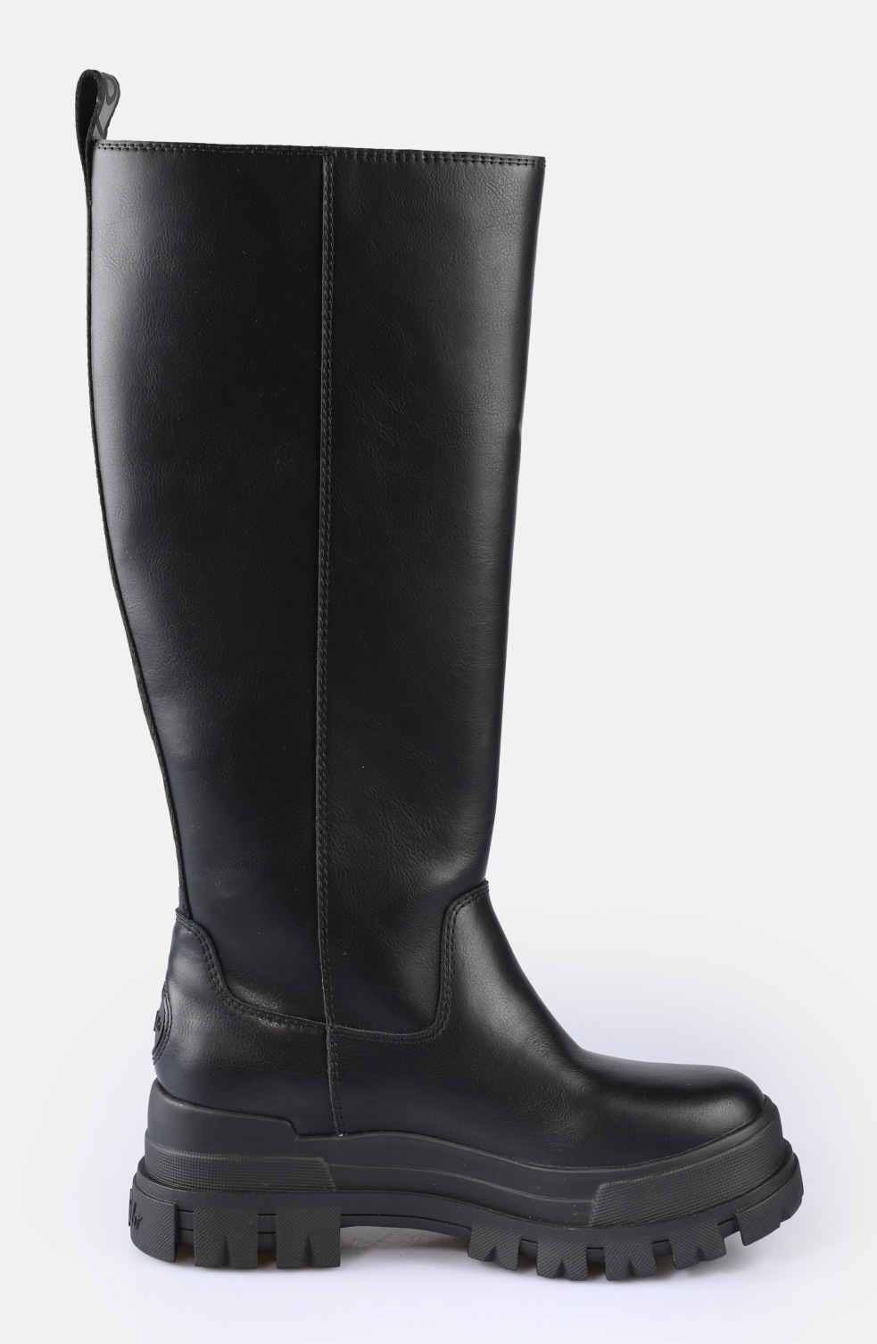 Buffalo Plateaustiefel »ASPHA RIDING BOOT HI«, Langschaftstiefel, Reitstiefel, Stiefel zum Schlupfen