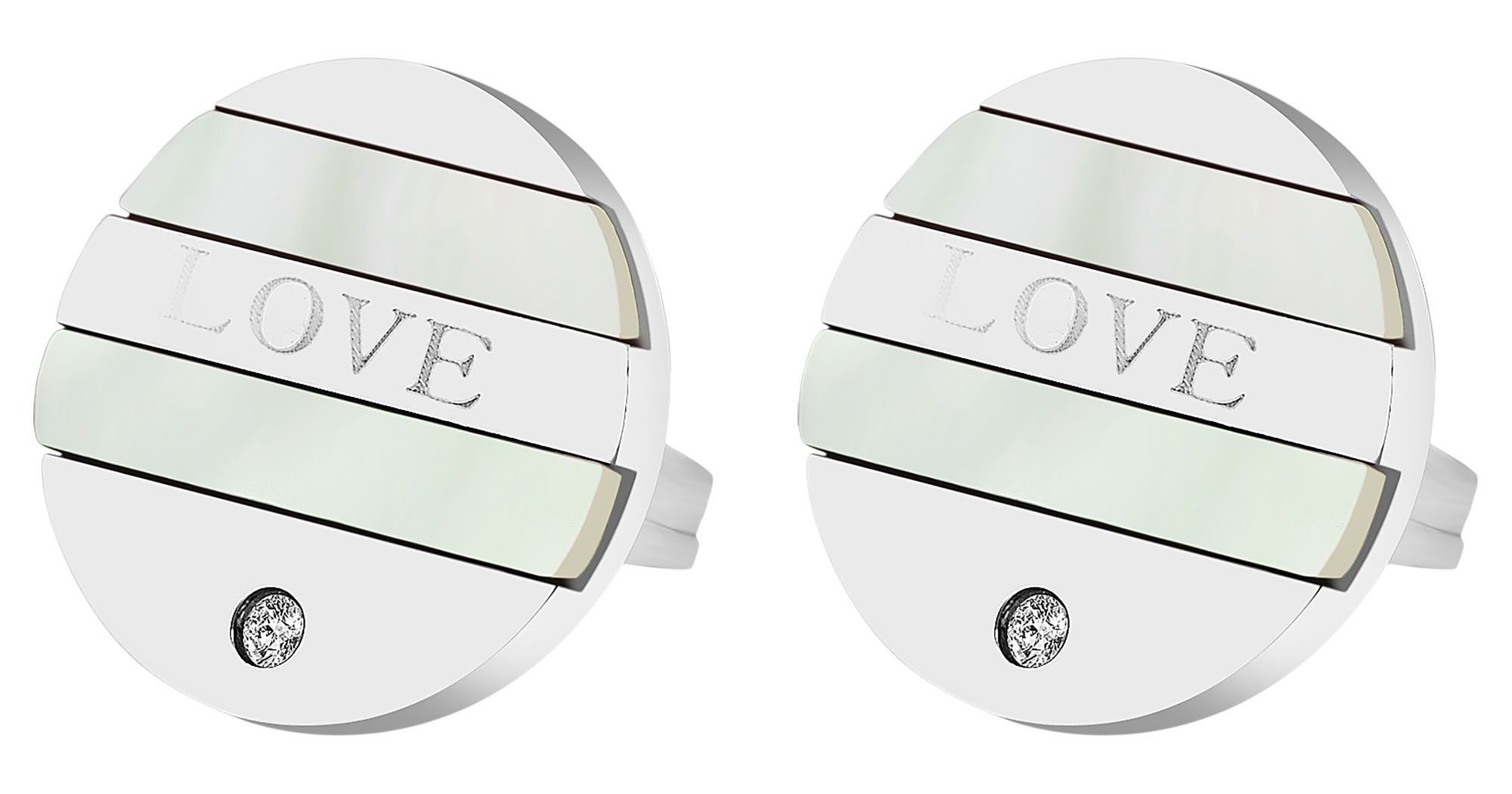 Adelia´s Paar Ohrhänger "Damen Ohrringe – Ohrstecker aus Edelstahl mit Perl günstig online kaufen