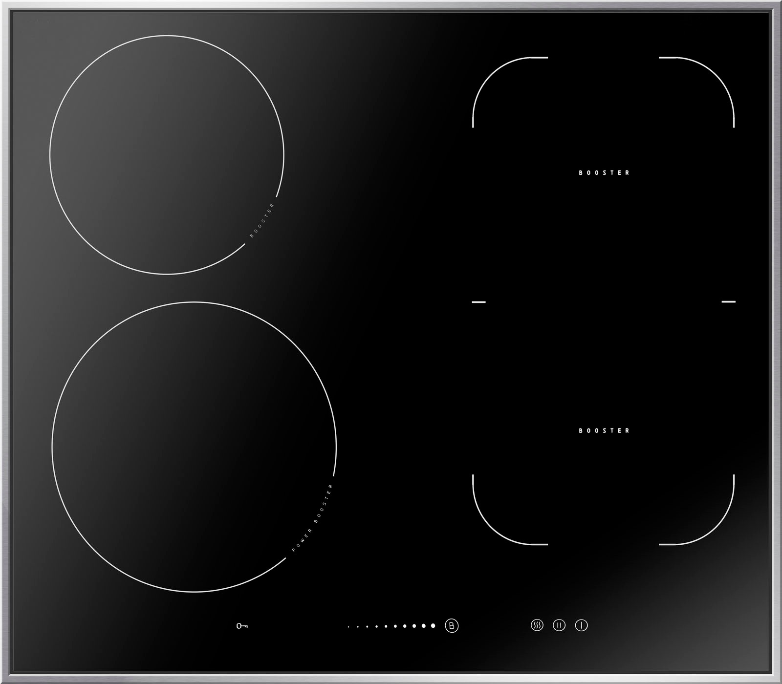 Amica KMI 752 610 E Elektro-Kochfelder - Edelstahl